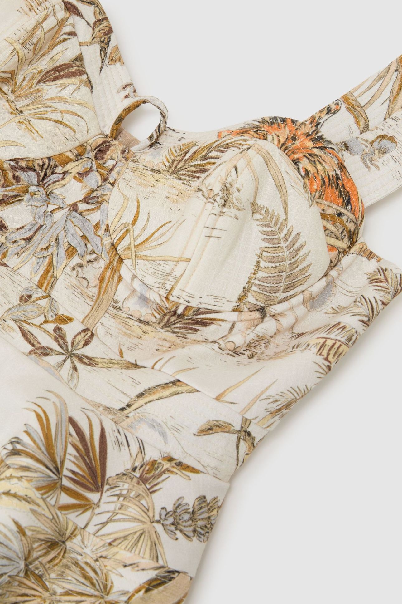 BUSTIER PRINTED TOP NEUTRAL 7