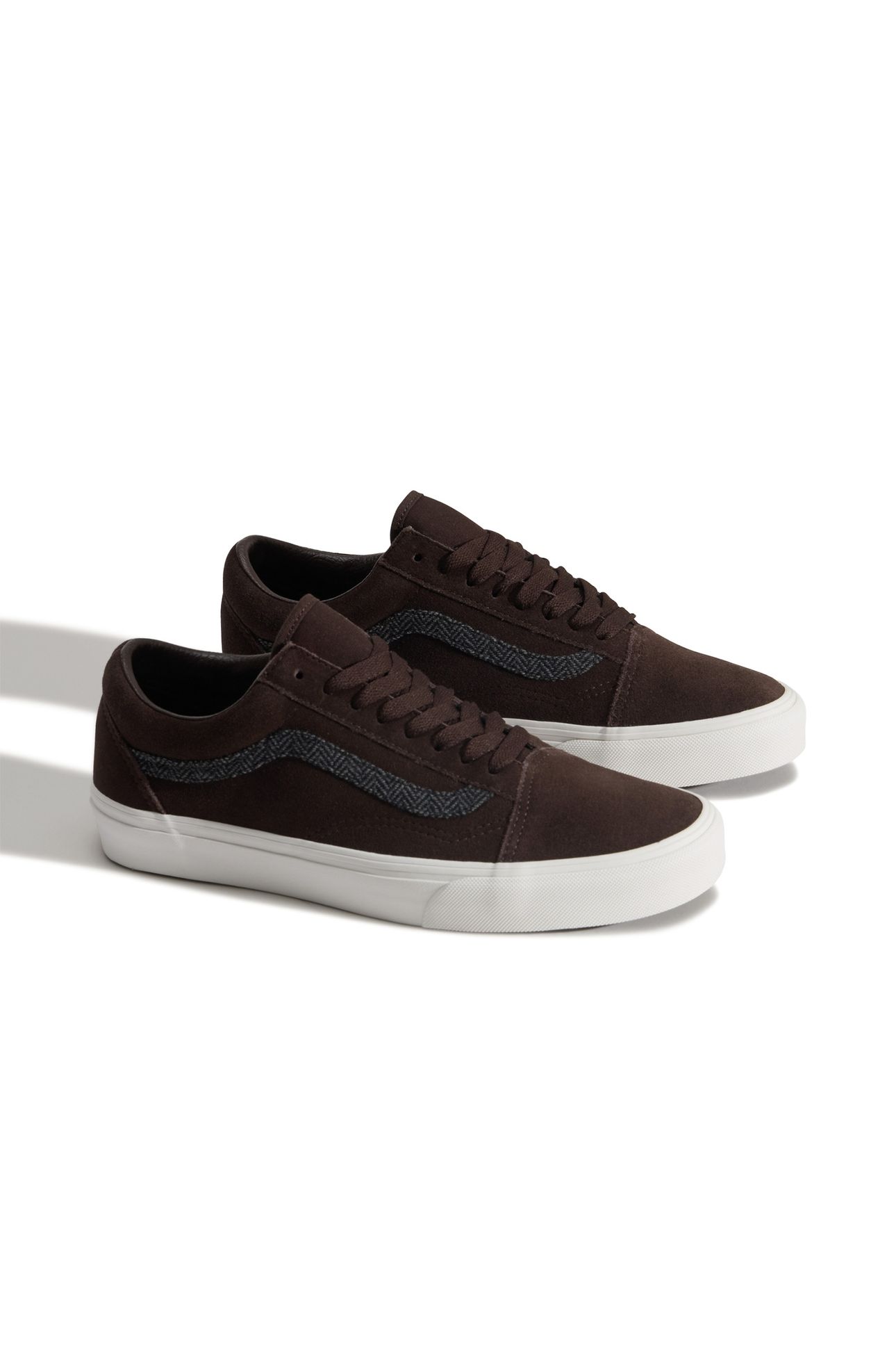 UNISEX OLD SKOOL SUITING BROWN/WHITE 3