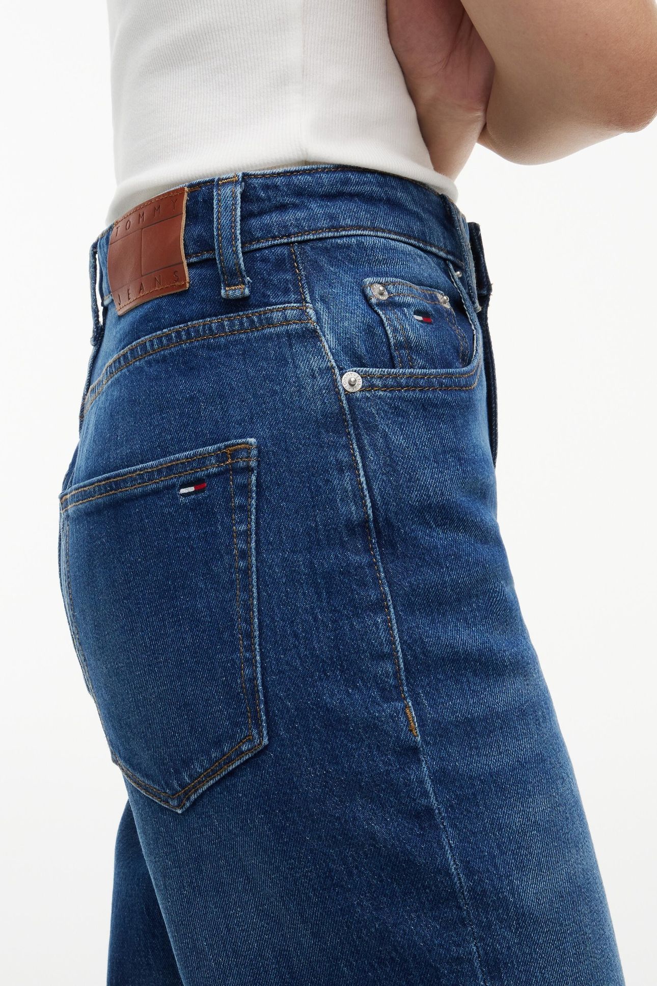 LAYLA HIGH RISE SLIM STRAIGHT DENIM DARK 6