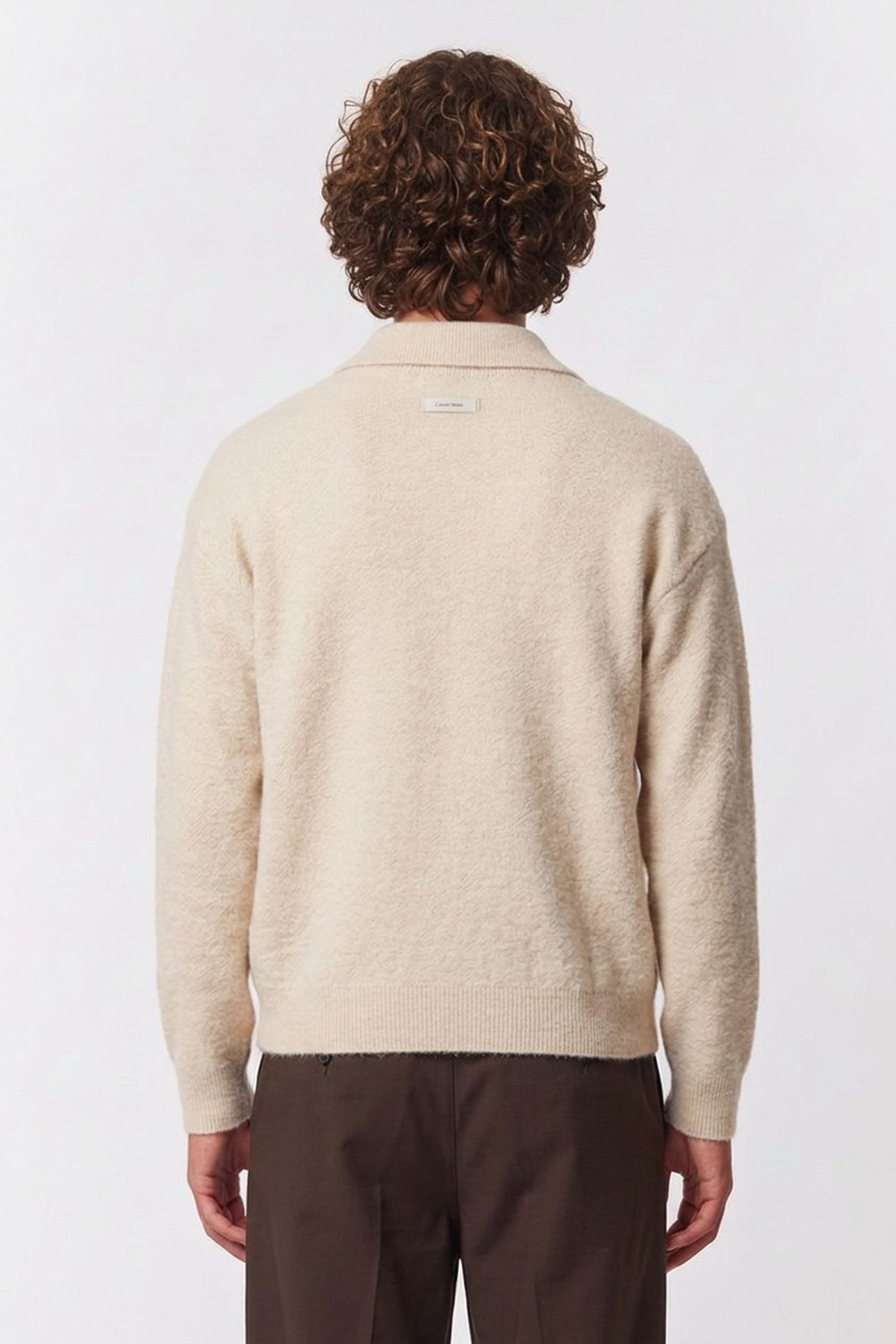 LS BRUSHED ALPACA JUMPER PELICAN 2