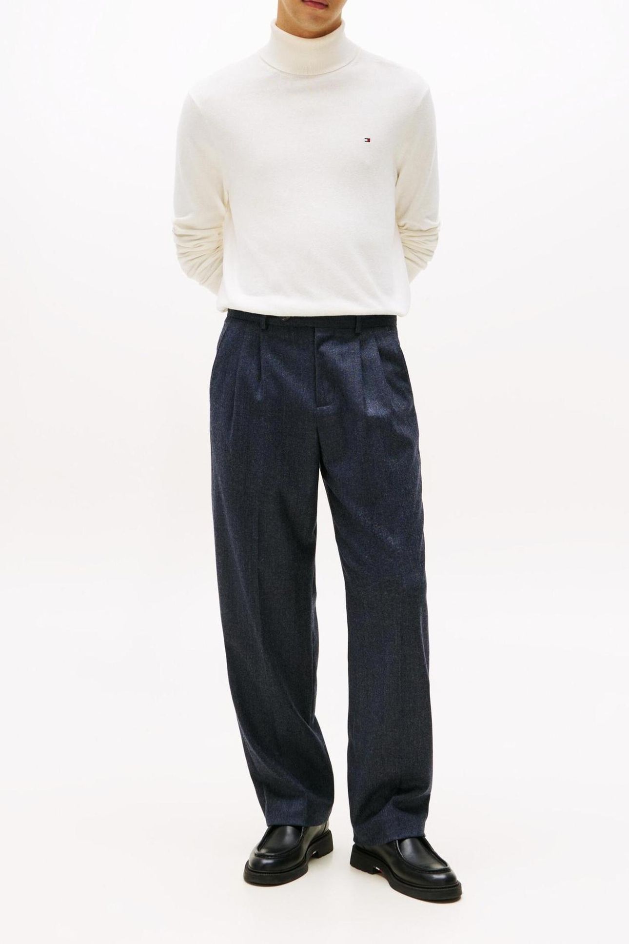 PIMA COTTON CASHMERE SWEATER IVORY PETAL 7