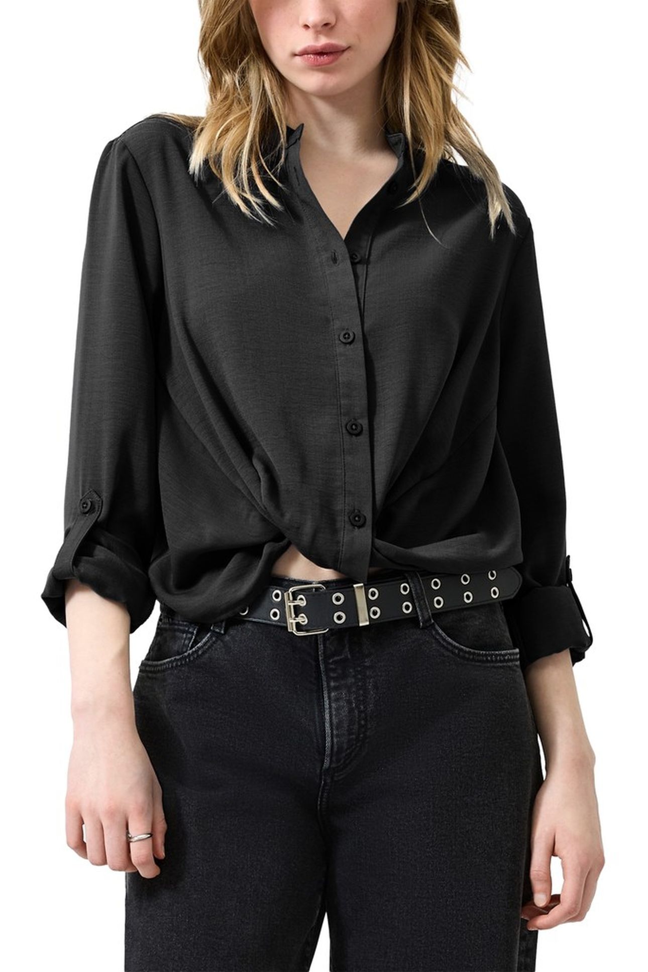 S.OLIVER-QS BLOUSES BLACK 1