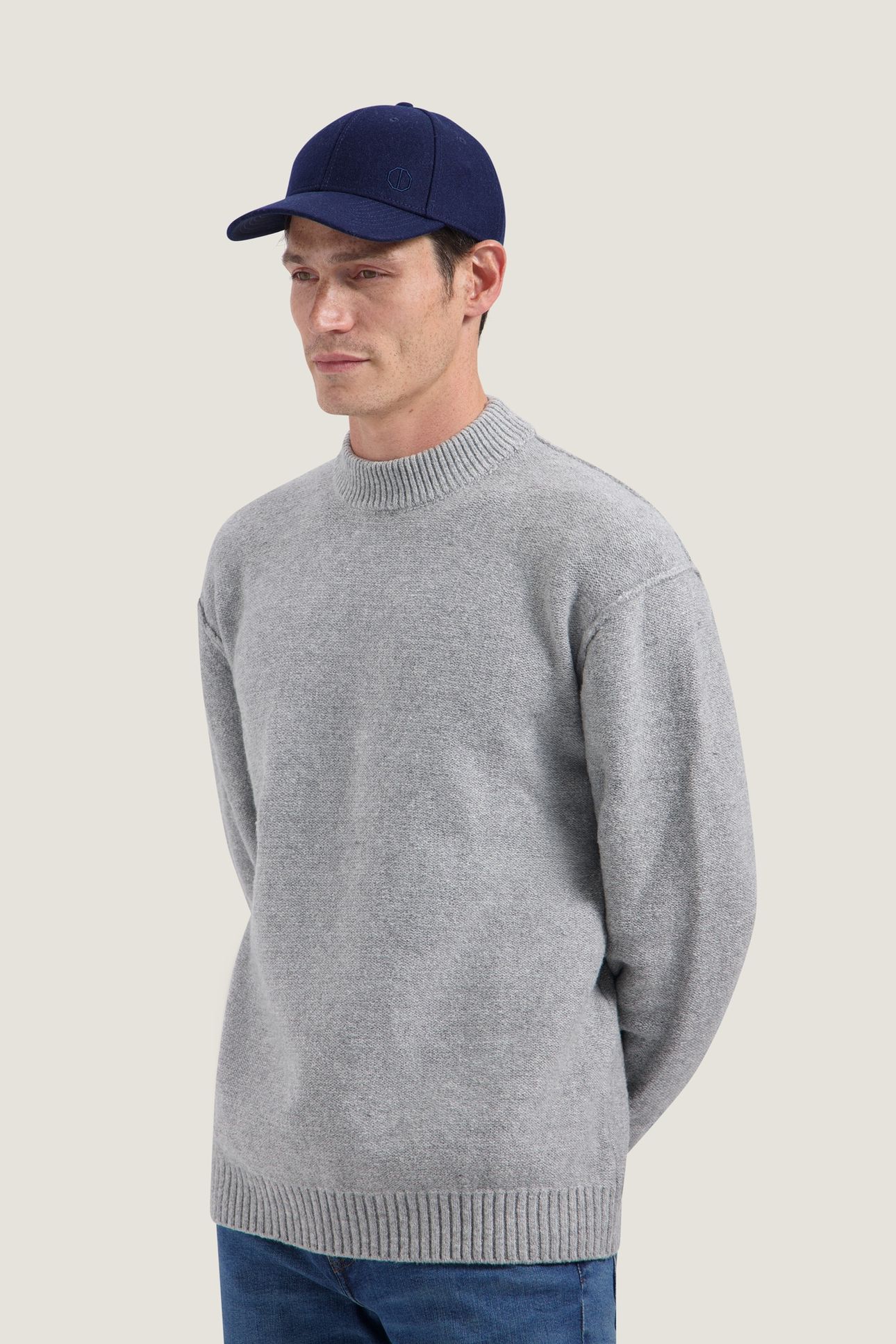 DS_BEALS WOOLMIX CAP DK. NAVY 1