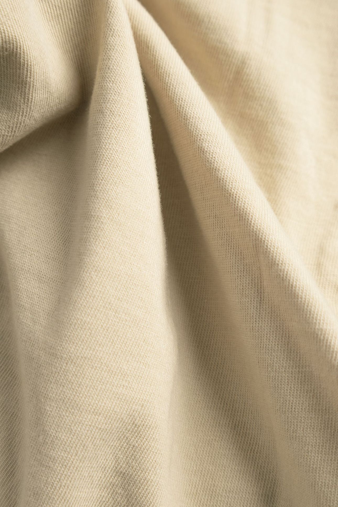BEIGE ORGANIC COTTON EAGLE IMAGE CREW NECK T-SHIRT 6