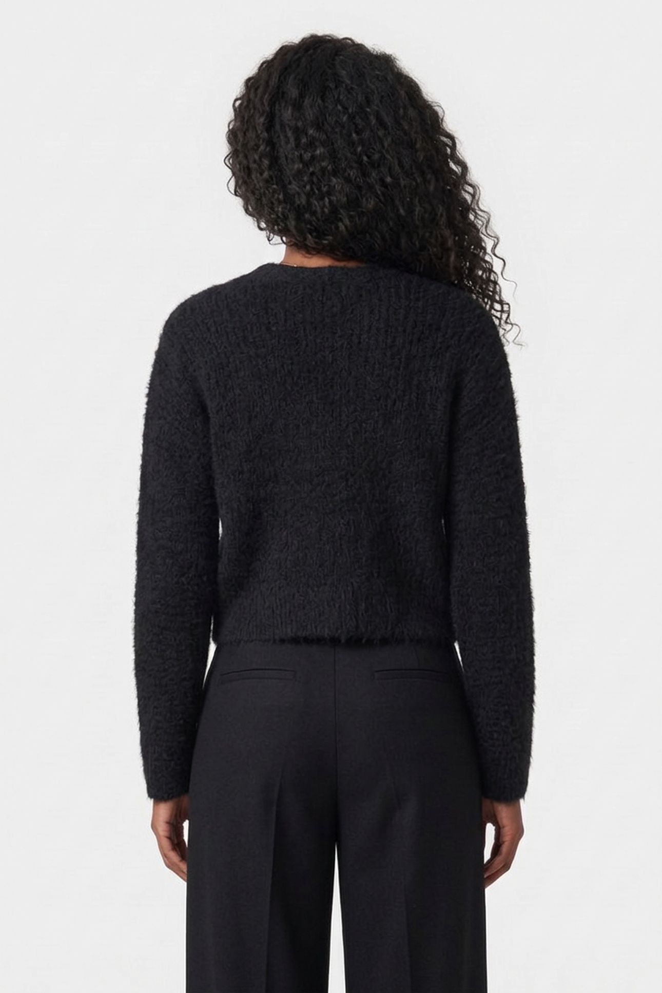 LONG SLEEVE BUTTON BLACK 2