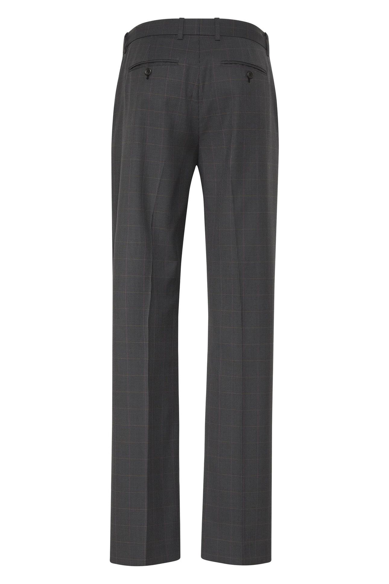 HOUNDSTOOTH WOOL TROUSERS MAGENTA 4