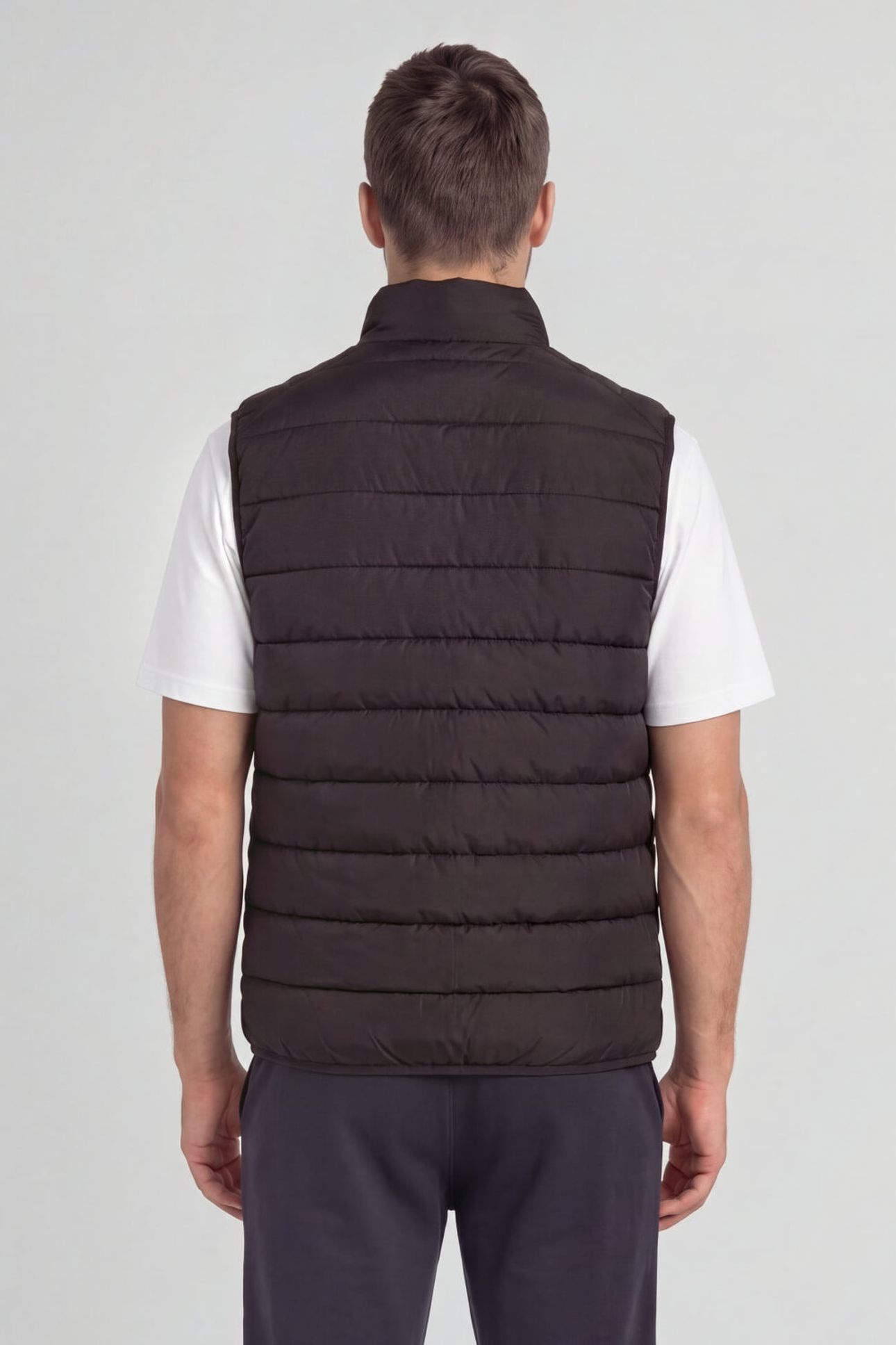 QUILTED PUFFER GILET SADDLE 2
