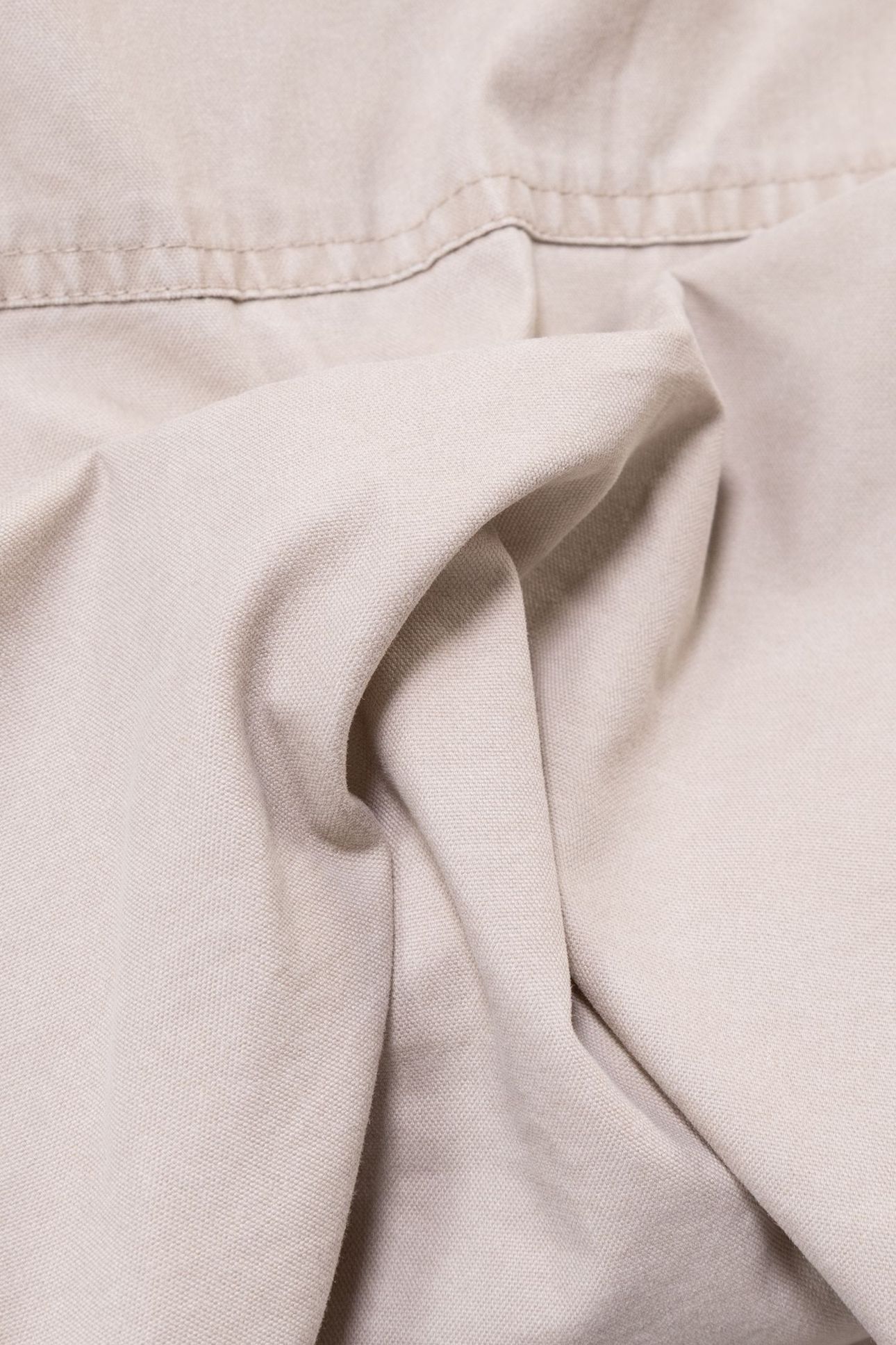 GIRLS’ BEIGE CANVAS FUR-LINED JACKET 8