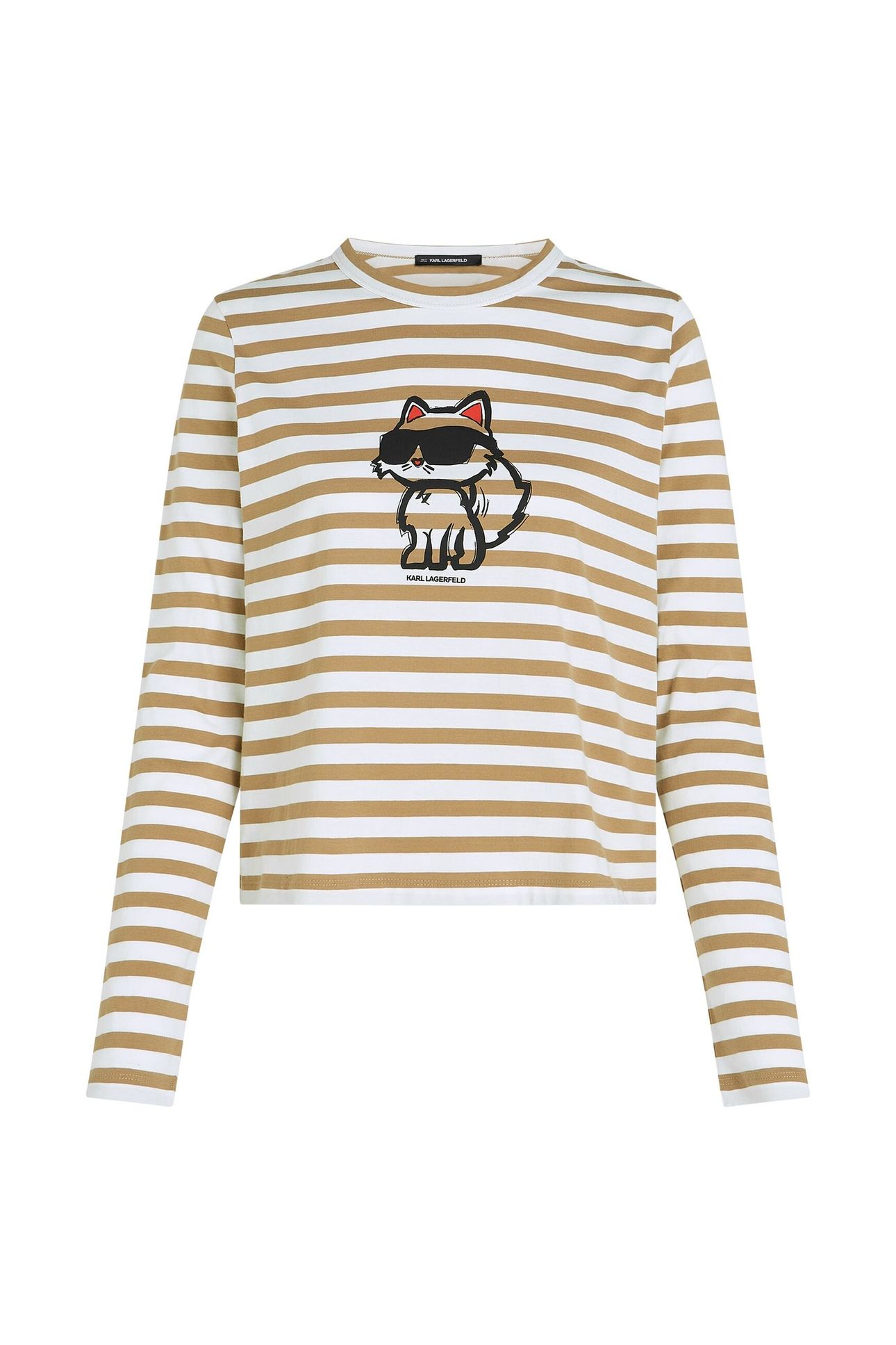 IKON PRINT STRIPE LONGSLEEVE TOP CANNOLI CREAM-NOUGAT 4