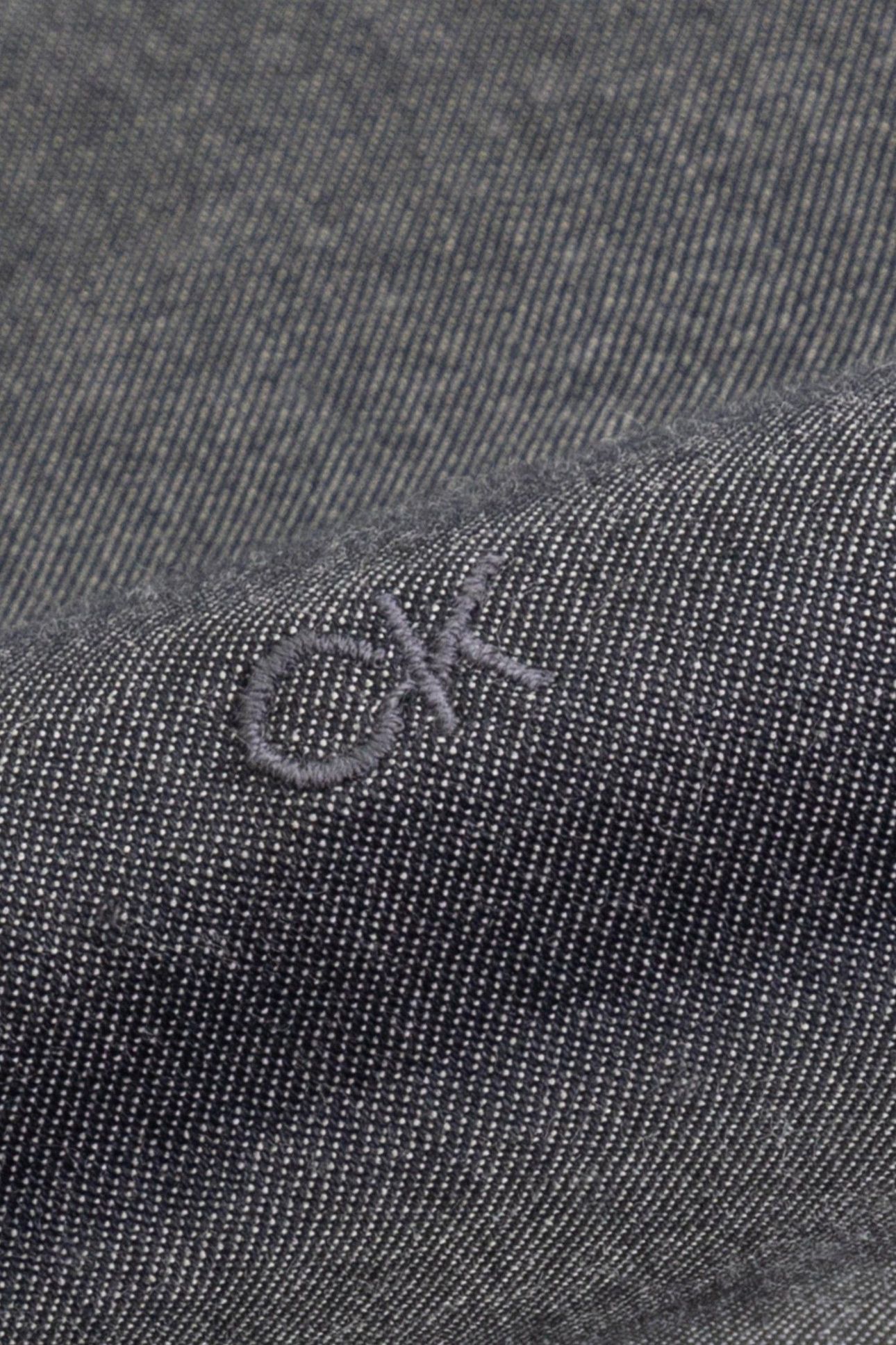 REGULAR DENIM WASHED SHIRT GREY 6