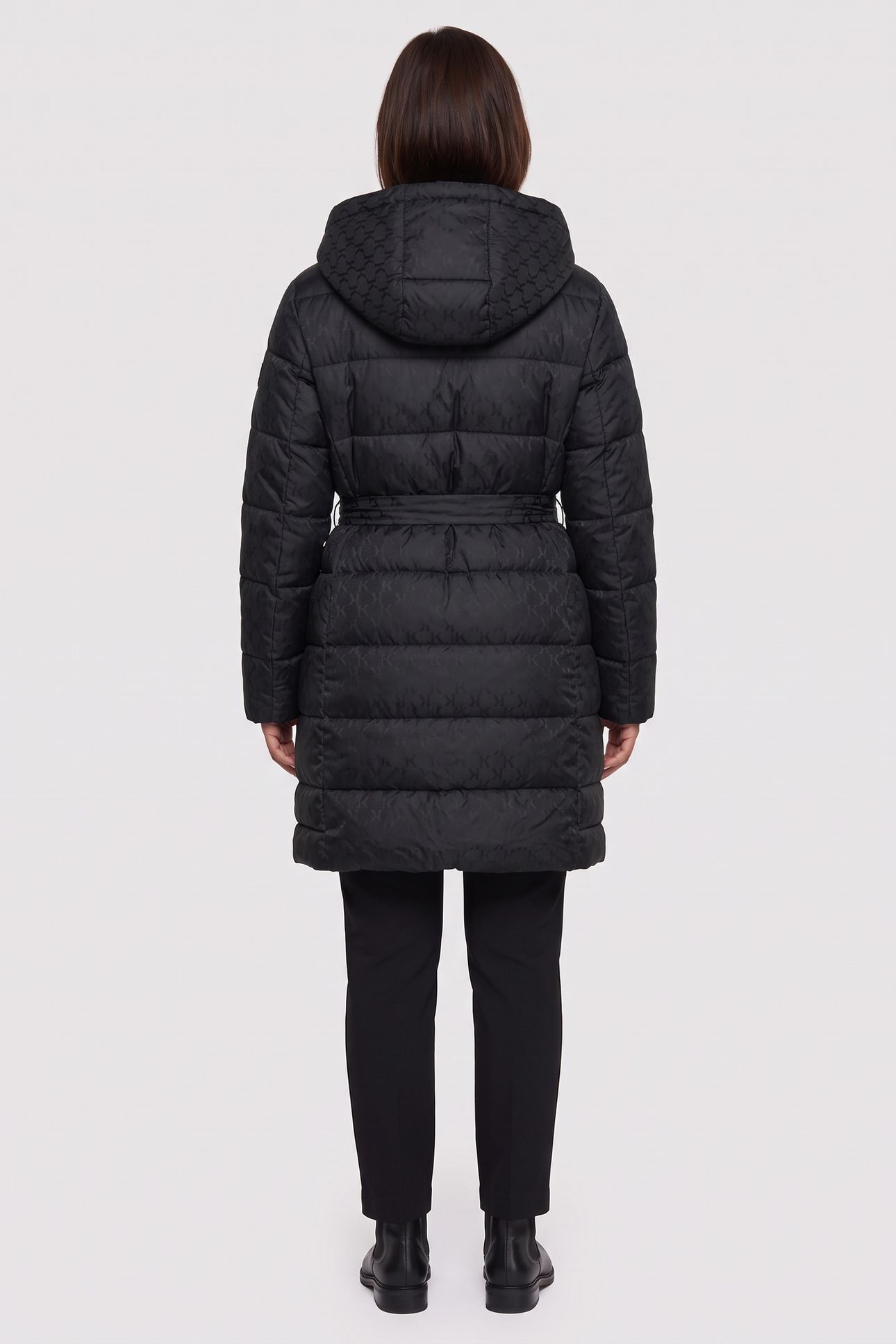 JACQUARD PUFFER BLACK 4