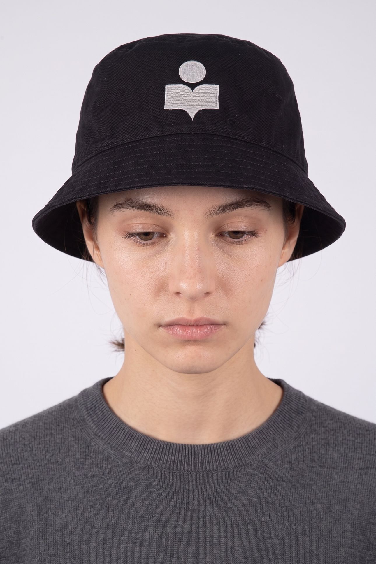 HALEY HAT BLACK ECRU 3