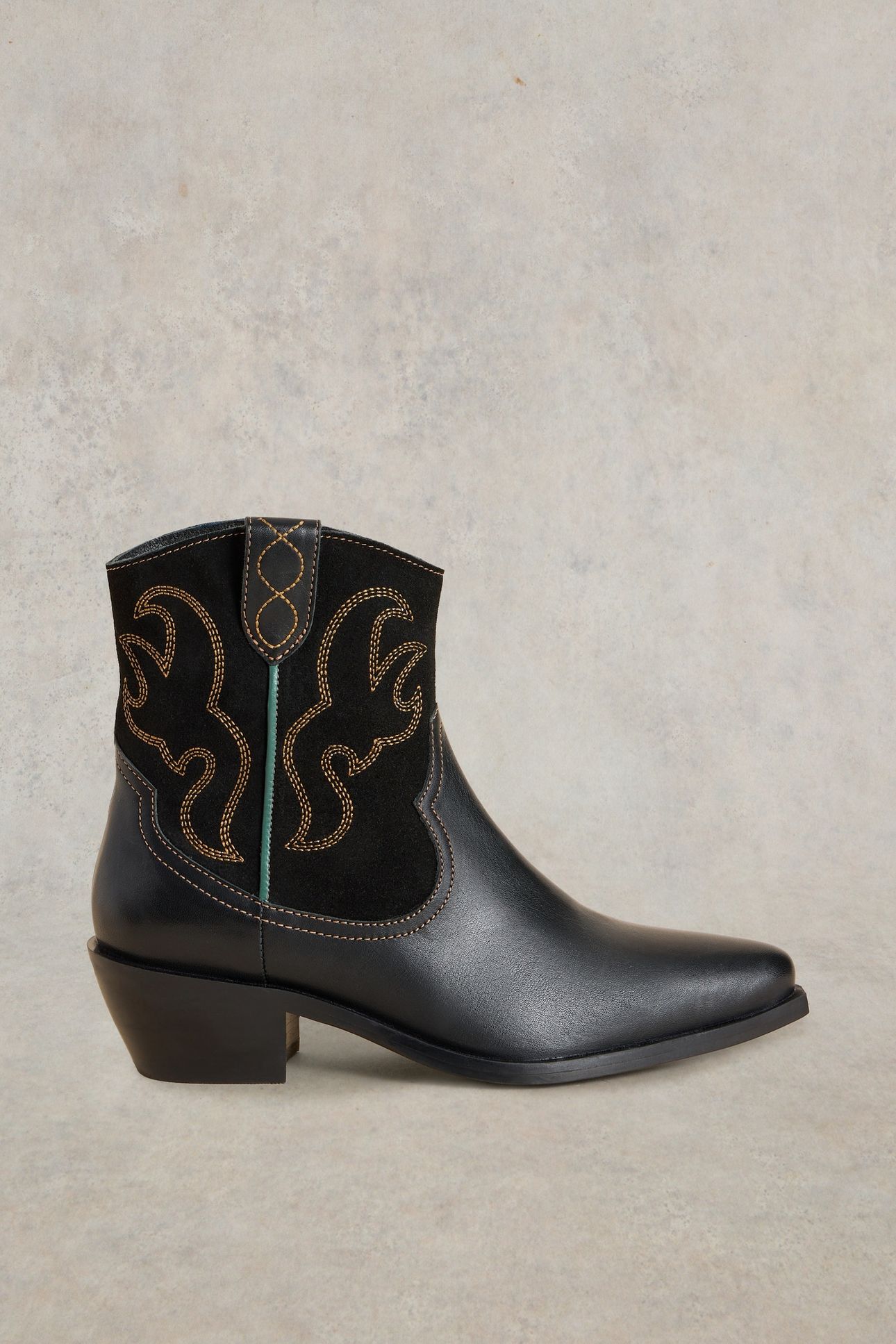 BEAU WESTERN BOOT PURE BLK 1