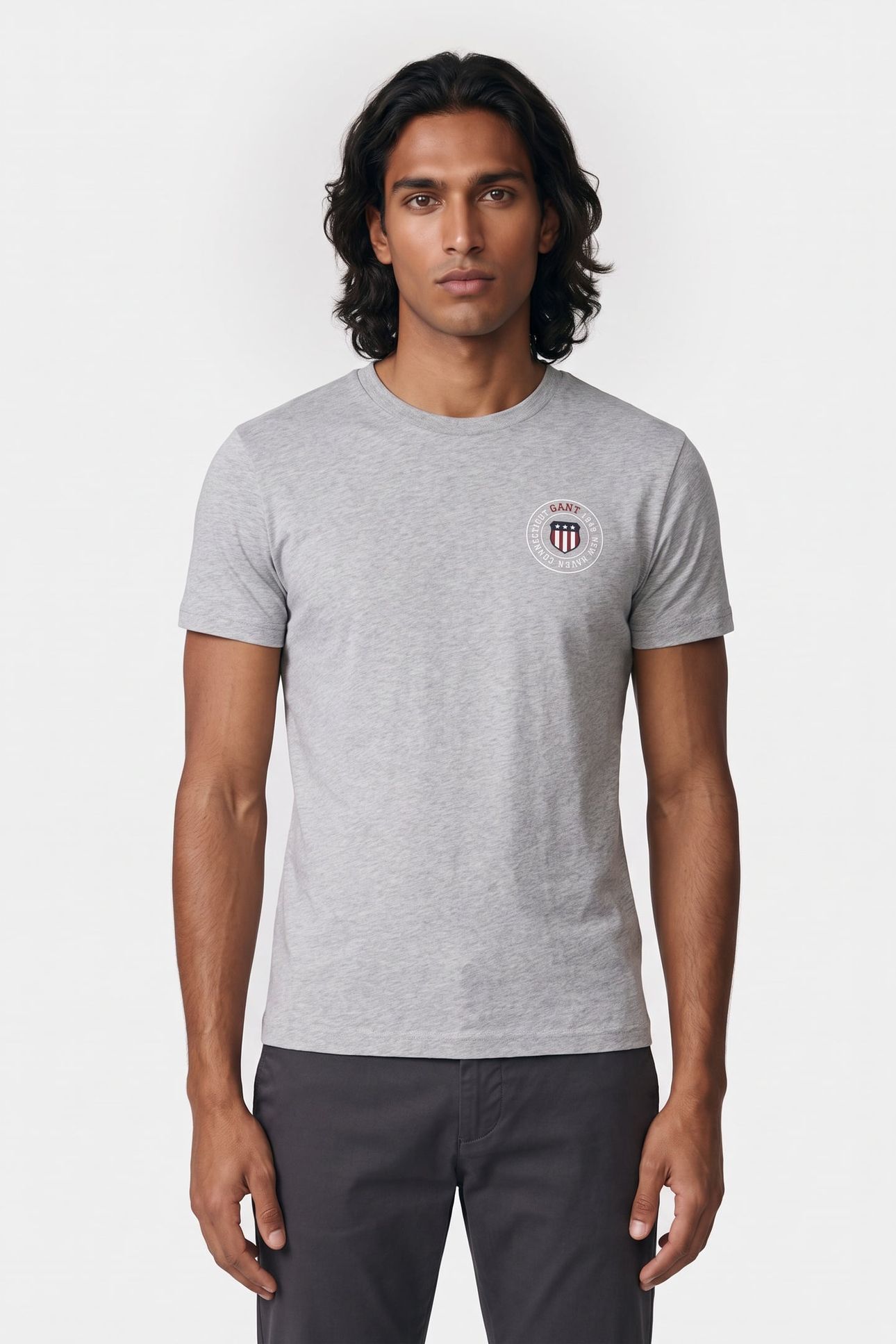 GRAPHIC SS T-SHIRT GREY MELANGE 1