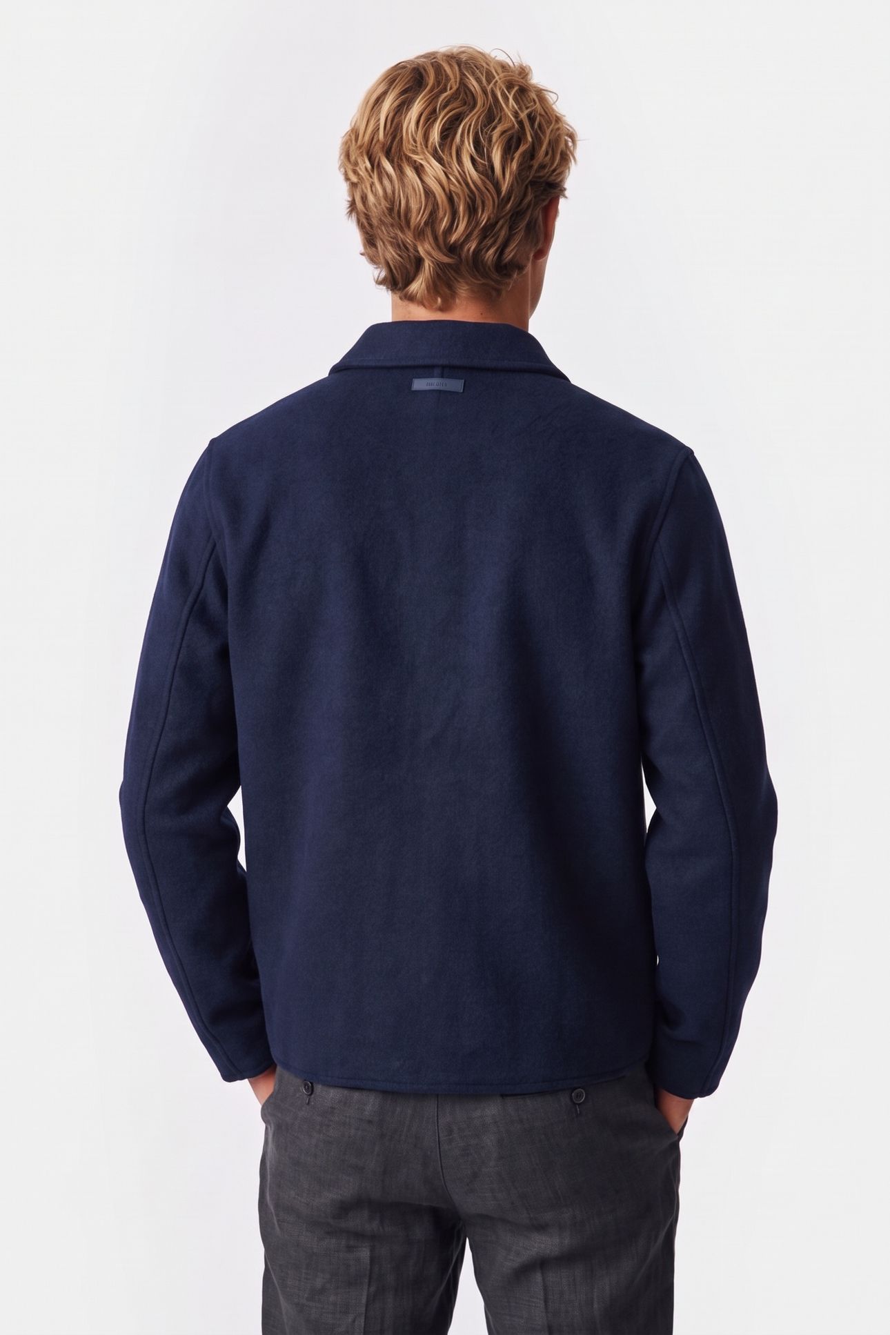 LS DOUBLE FACE WOOL DARK SAPPHIRE 2