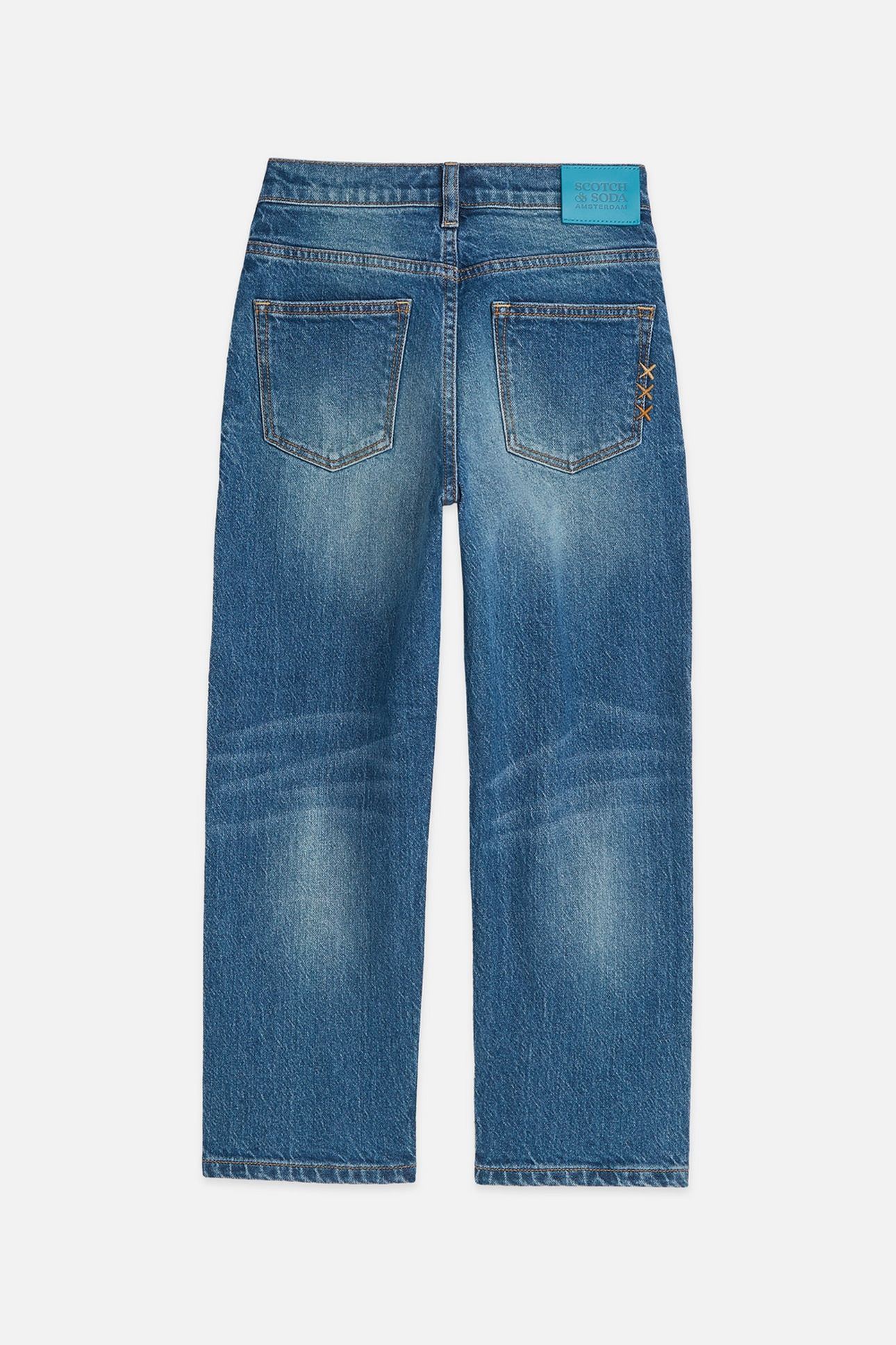 BOYS THE PITCH LOOSE JEANS NAVY 2