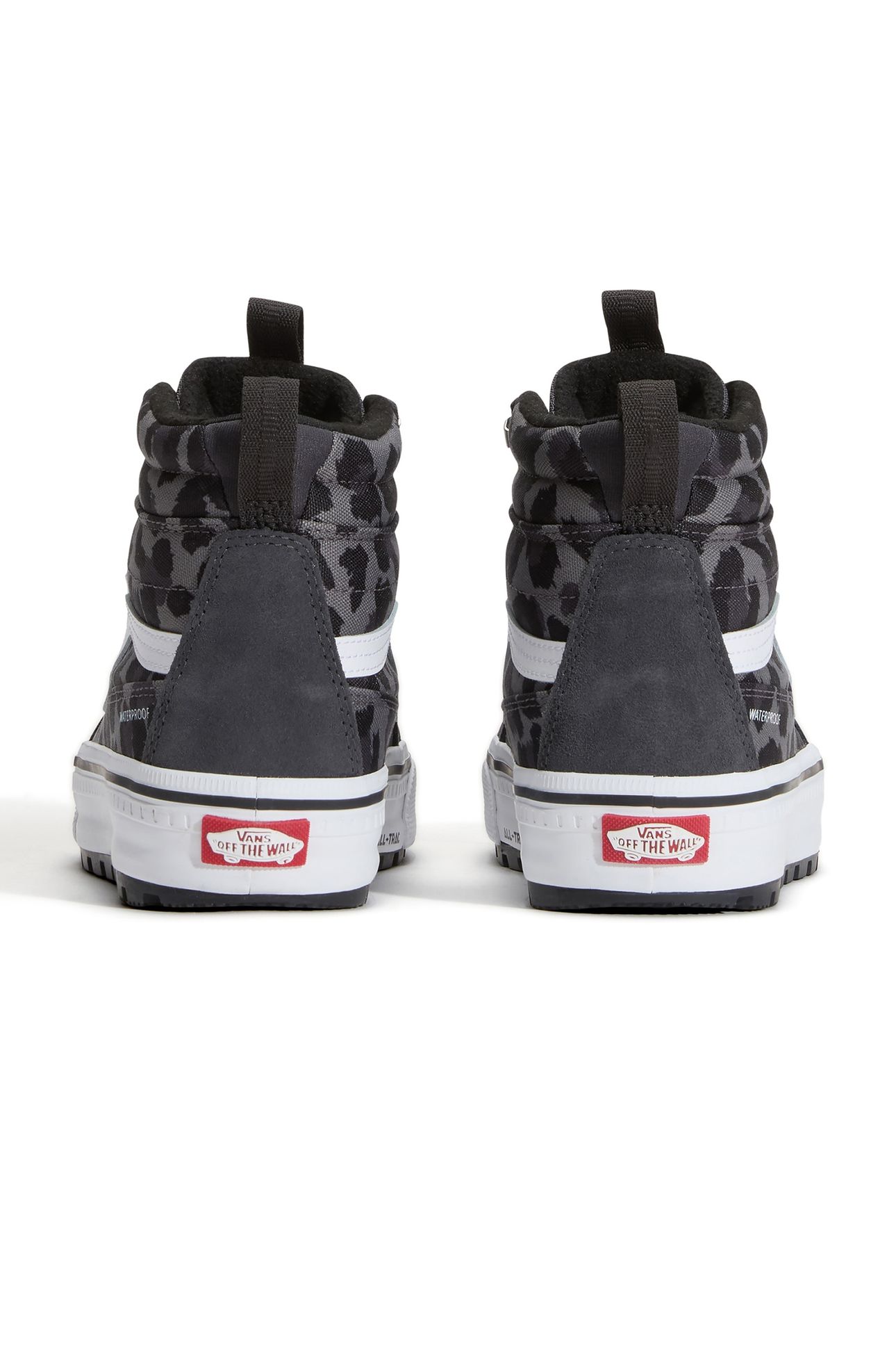 UNISEX SK8-HI WATERPROOF INSULATED MTE LEOPARD CHARCOAL GREY 4