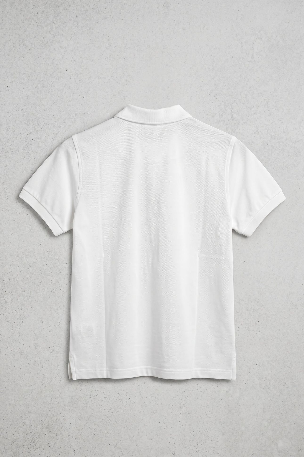 TEEN UNISEX SHIELD SS PIQUE WHITE 3