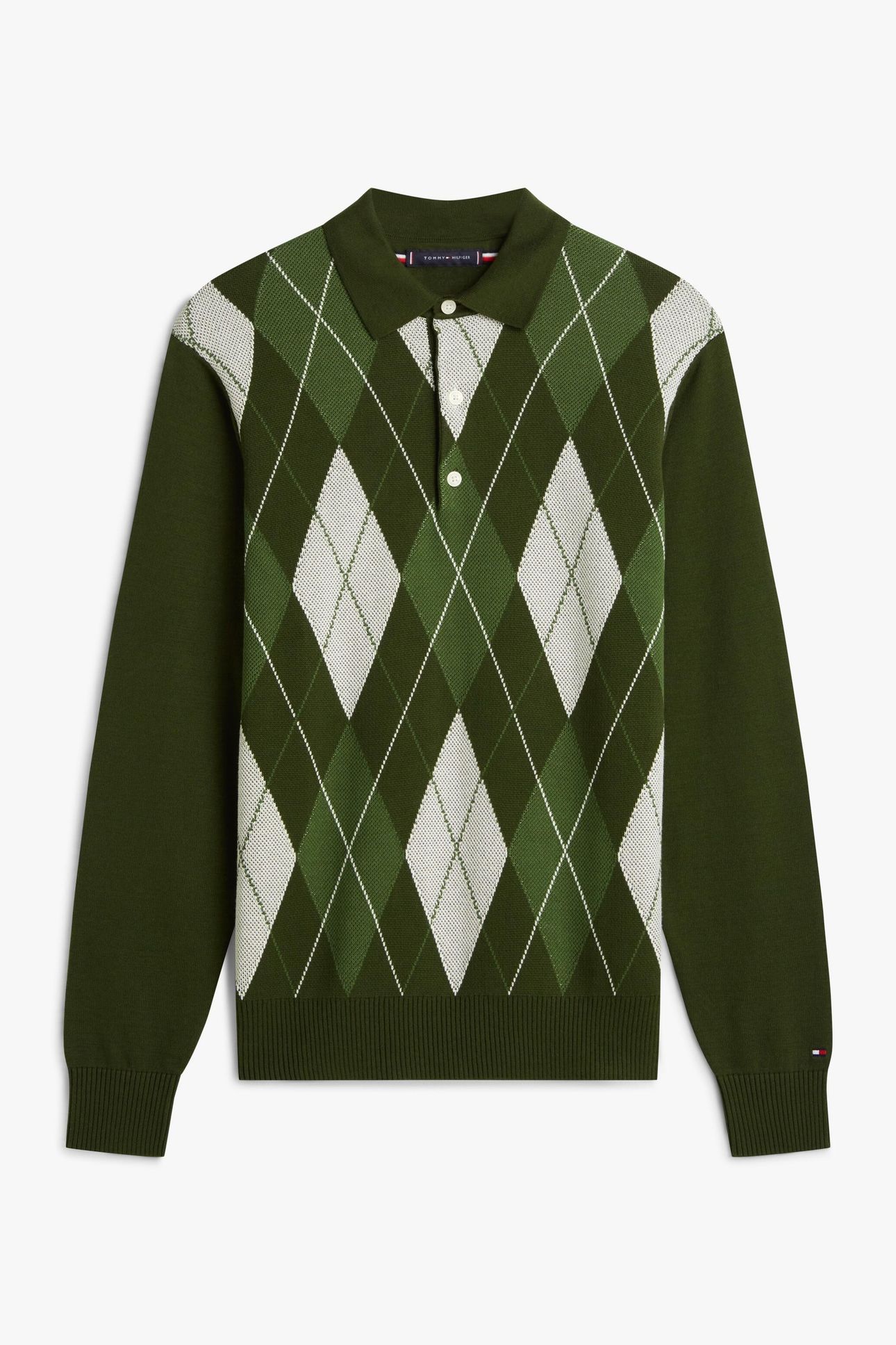 ARGYLE LOOSE RUGBY ARCTIC SPRUCE 1