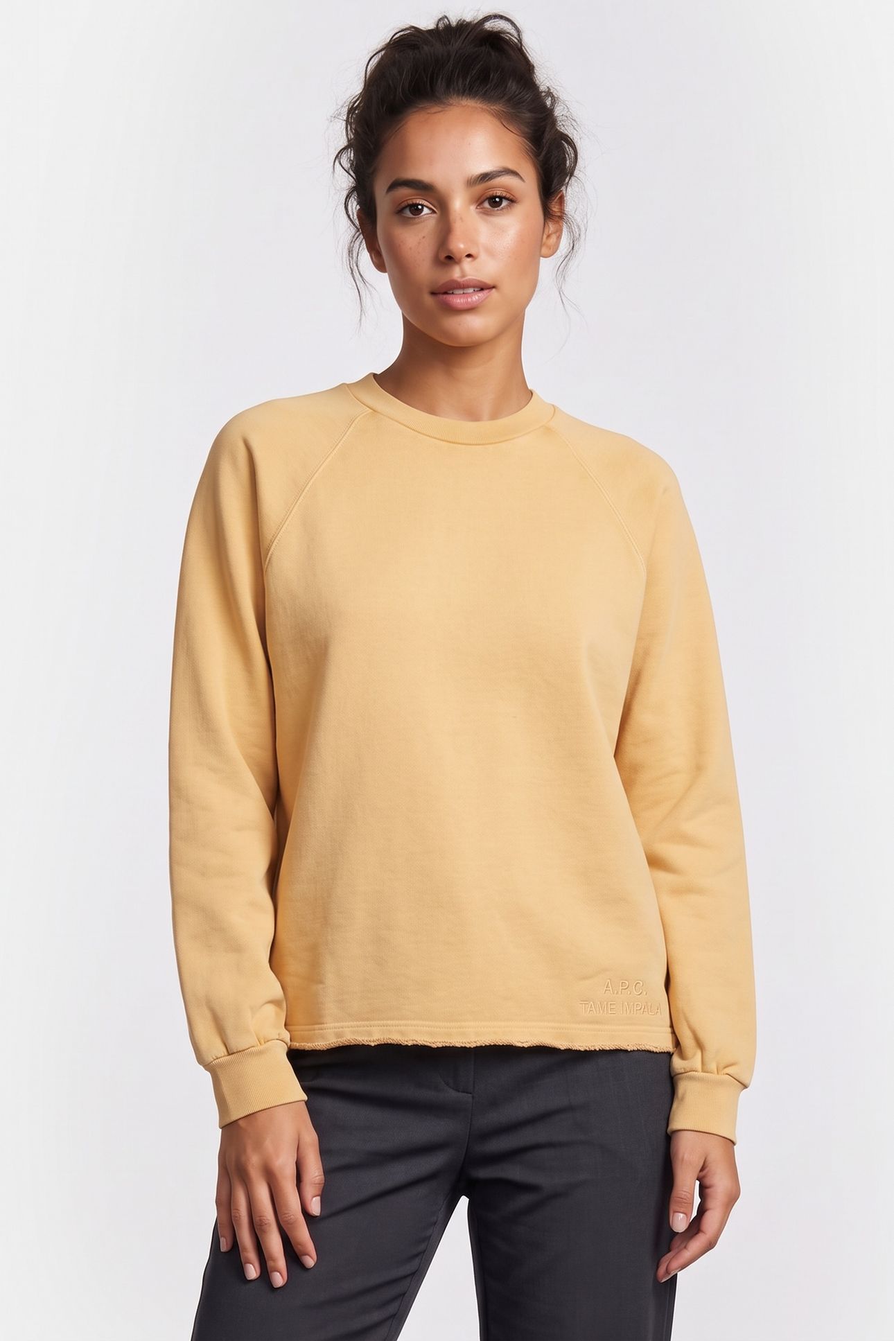 UNISEX SWEATSHIRT KICK OUT YELLOW 2