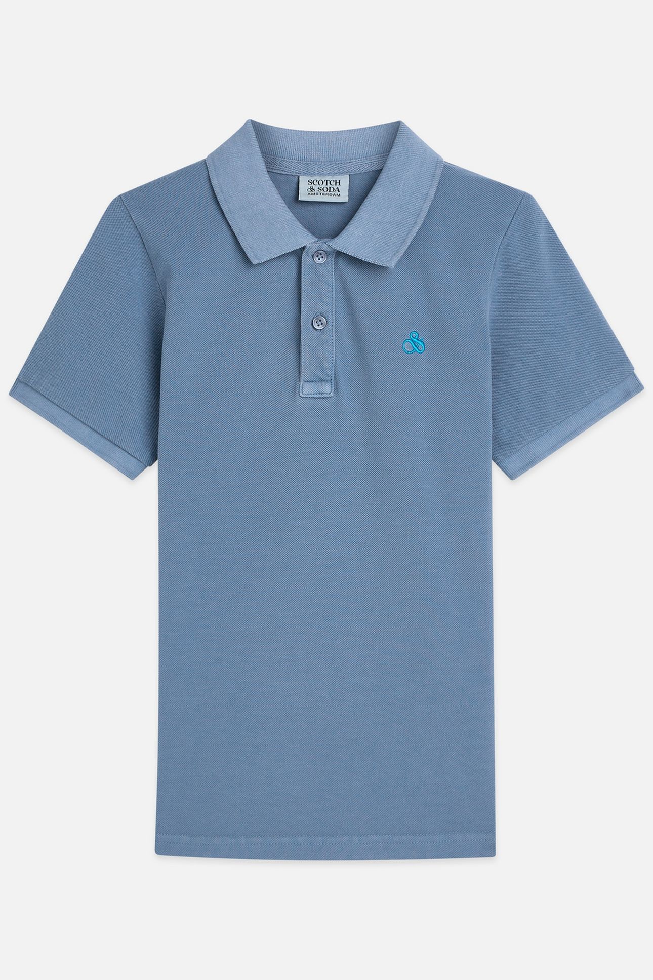 BOYS SEASONAL CORE CHEST EMBROIDERY PIQUE GARMENTDYED POLO N 1