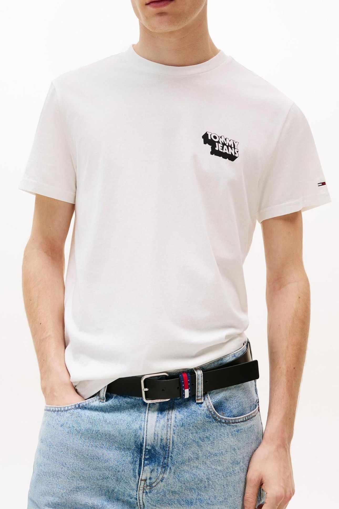 TJM SLIM STACK LOGO ECRU 1