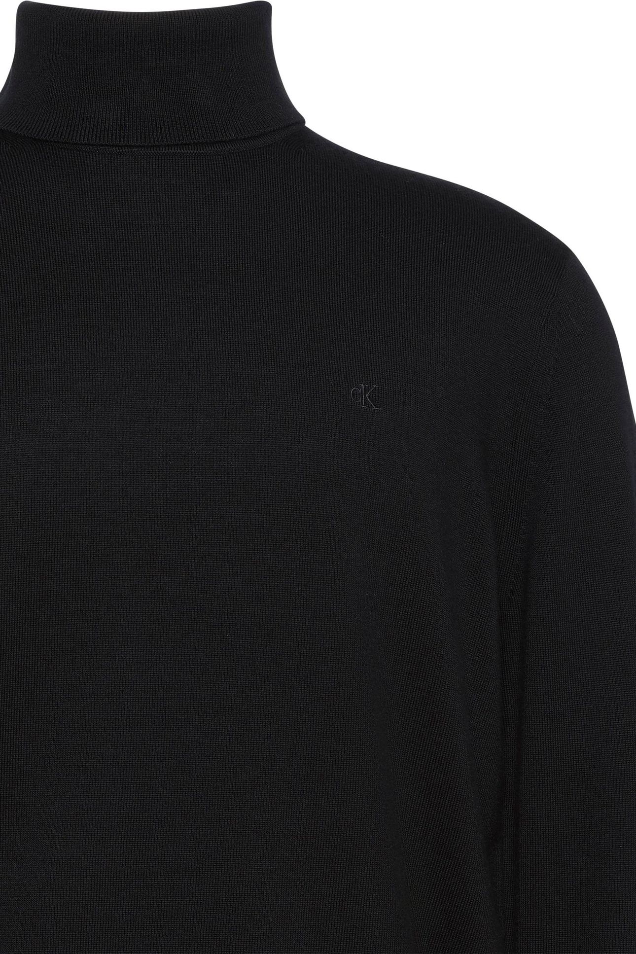 LS 100% MERINO T-NECK BLACK 4