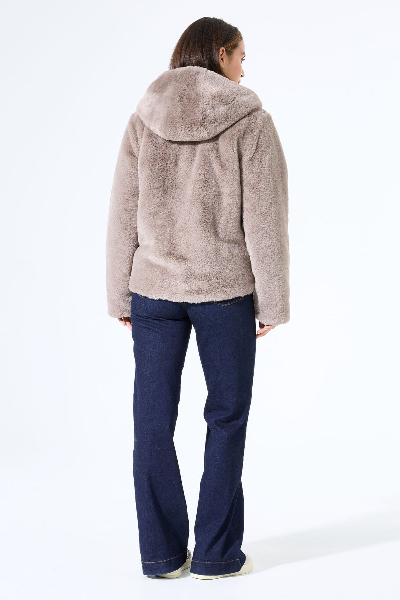 LADIES OUTDOOR JACKET TAUPE 3