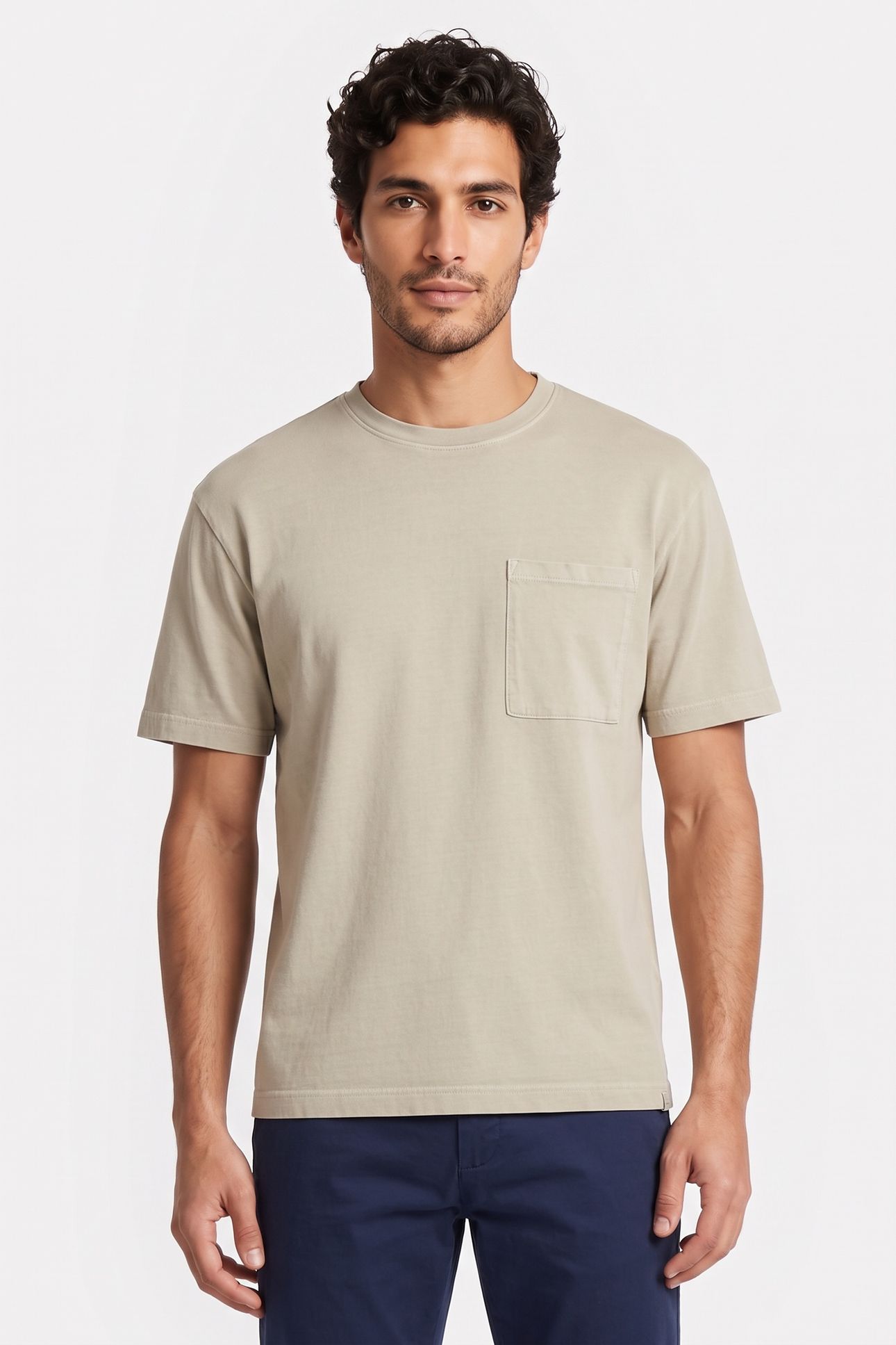 MYRON TEE FLINT GREY 1