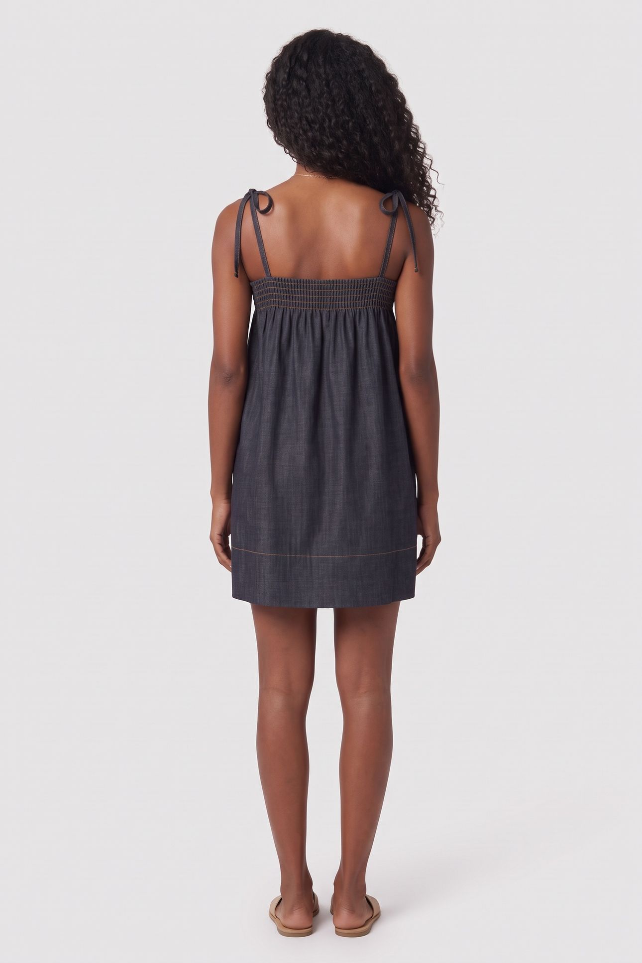 SMOCK DRESS SUN INDIGO 2