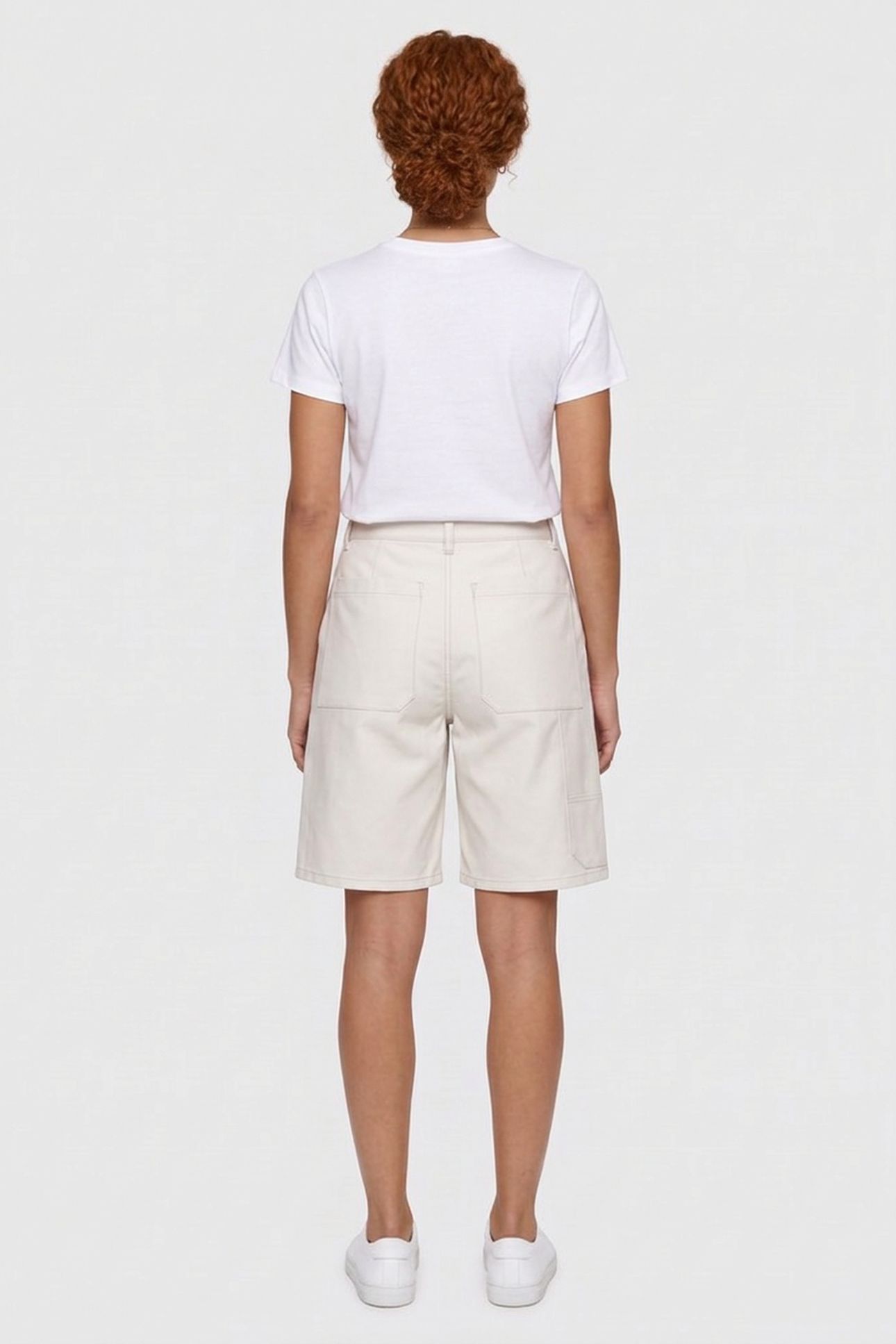 UNISEX BERMUDA SHORTS MOLESKIN CHALK 4