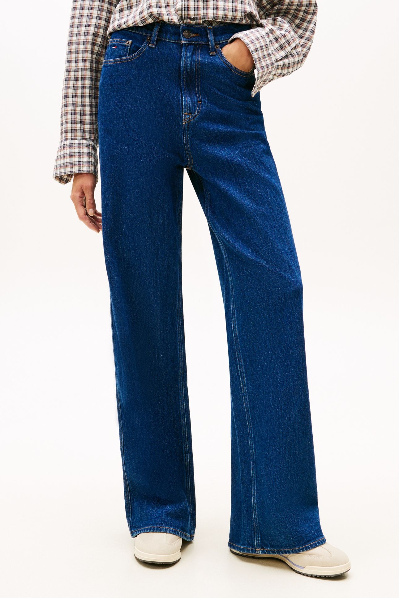 CLAIRE HIGH RISE WIDE LEG JEANS DENIM 8