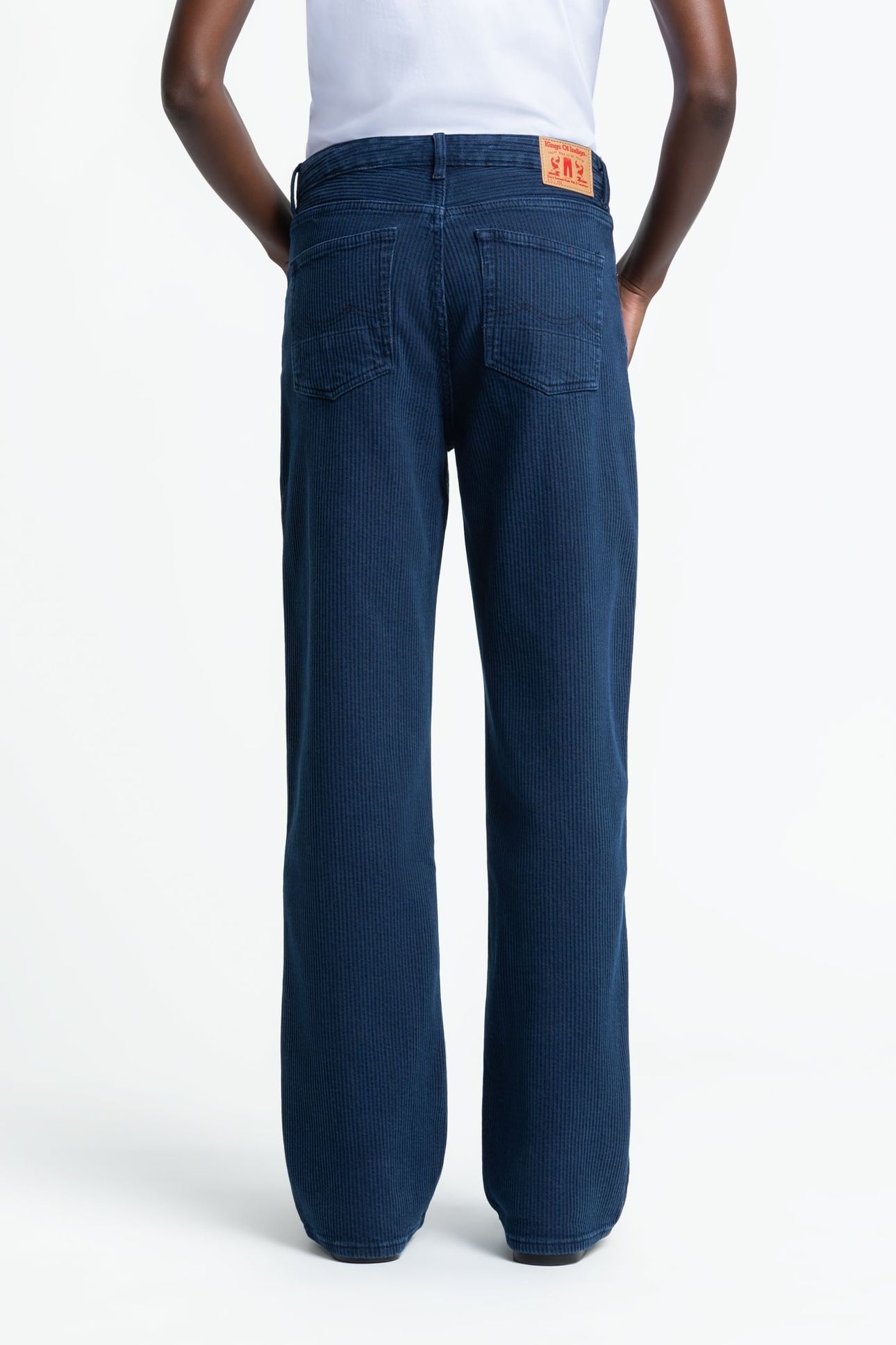 JOAN PANTS MID INDIGO CORD 3