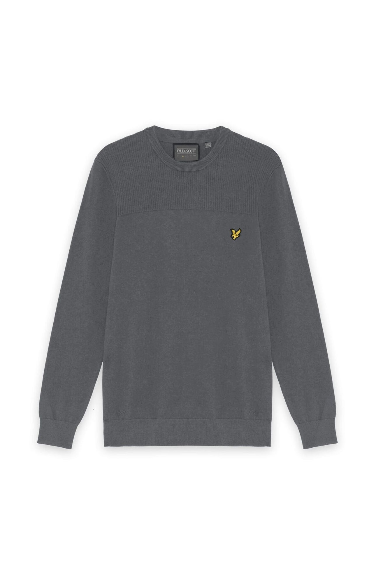 GOLF 1874 CREW NECK PULLOVER CARBON GREY 4