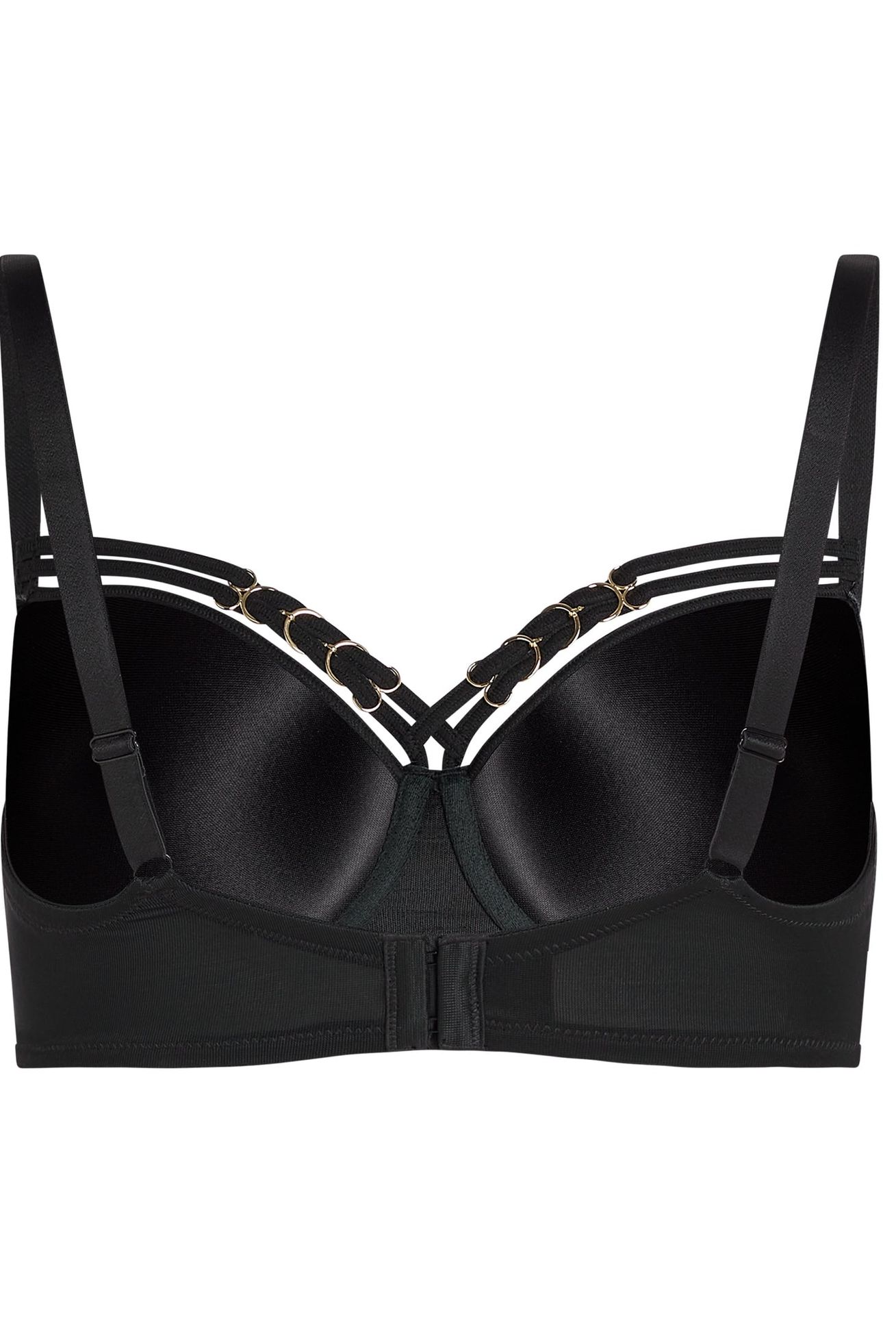MANJIRA BLACK PLUNGE BALCONY BRA 4