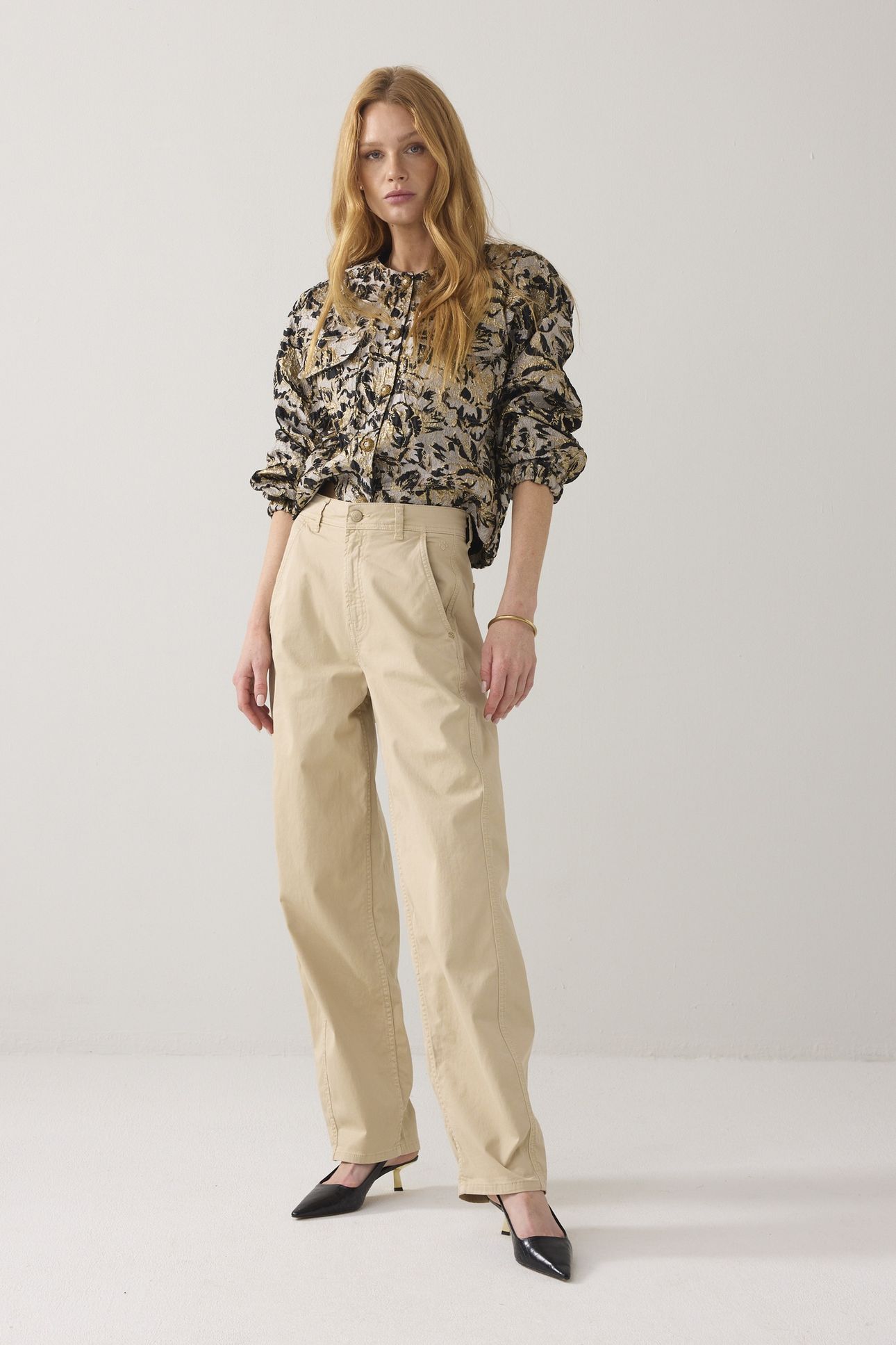 PANT COCOON STRETCH BROKEN TWILL WHITES 2