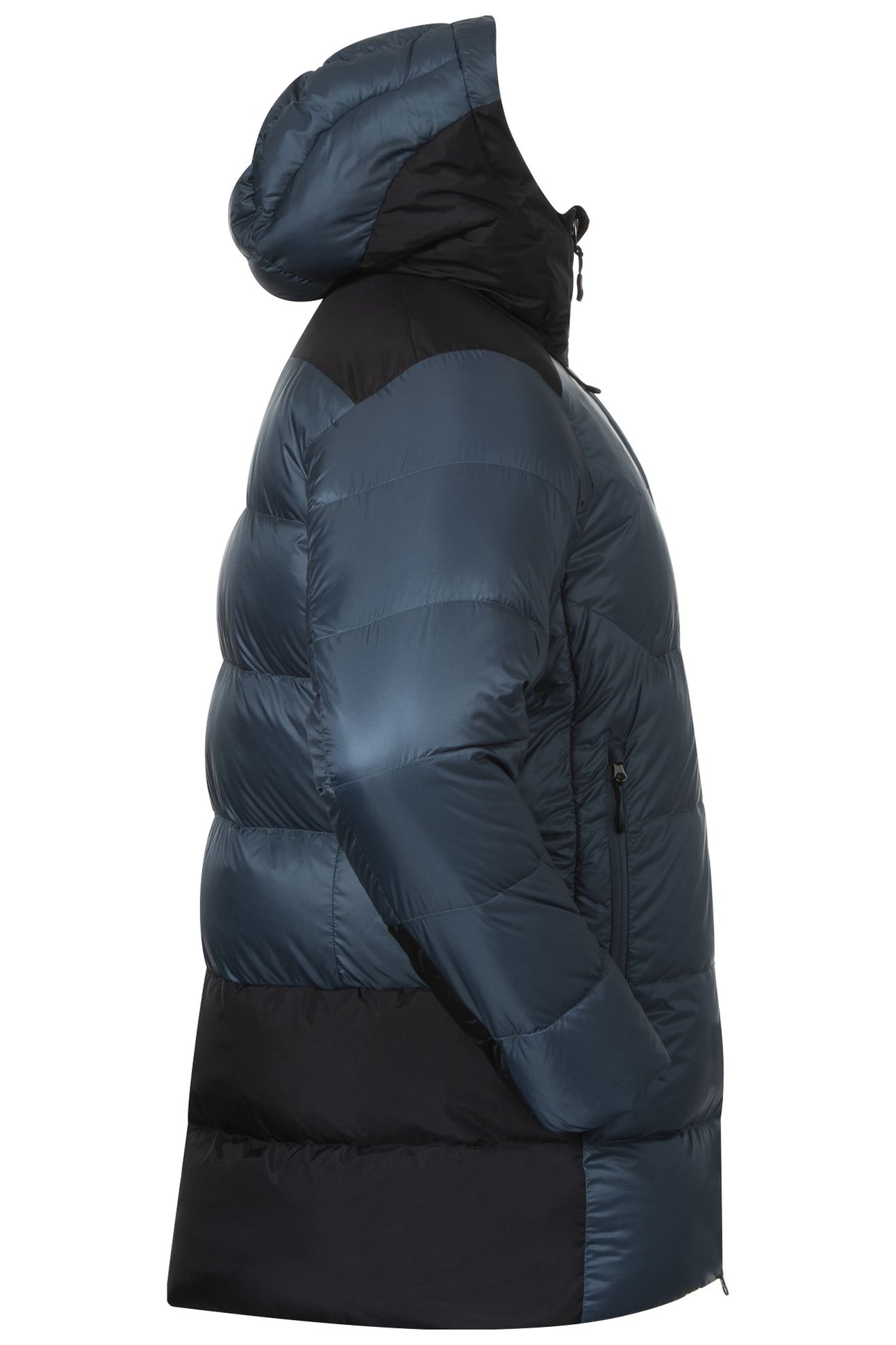 MAGMA EXTREME DOWN JACKET W/HOOD UNISEX ORION BLUE/BLACK XS 3