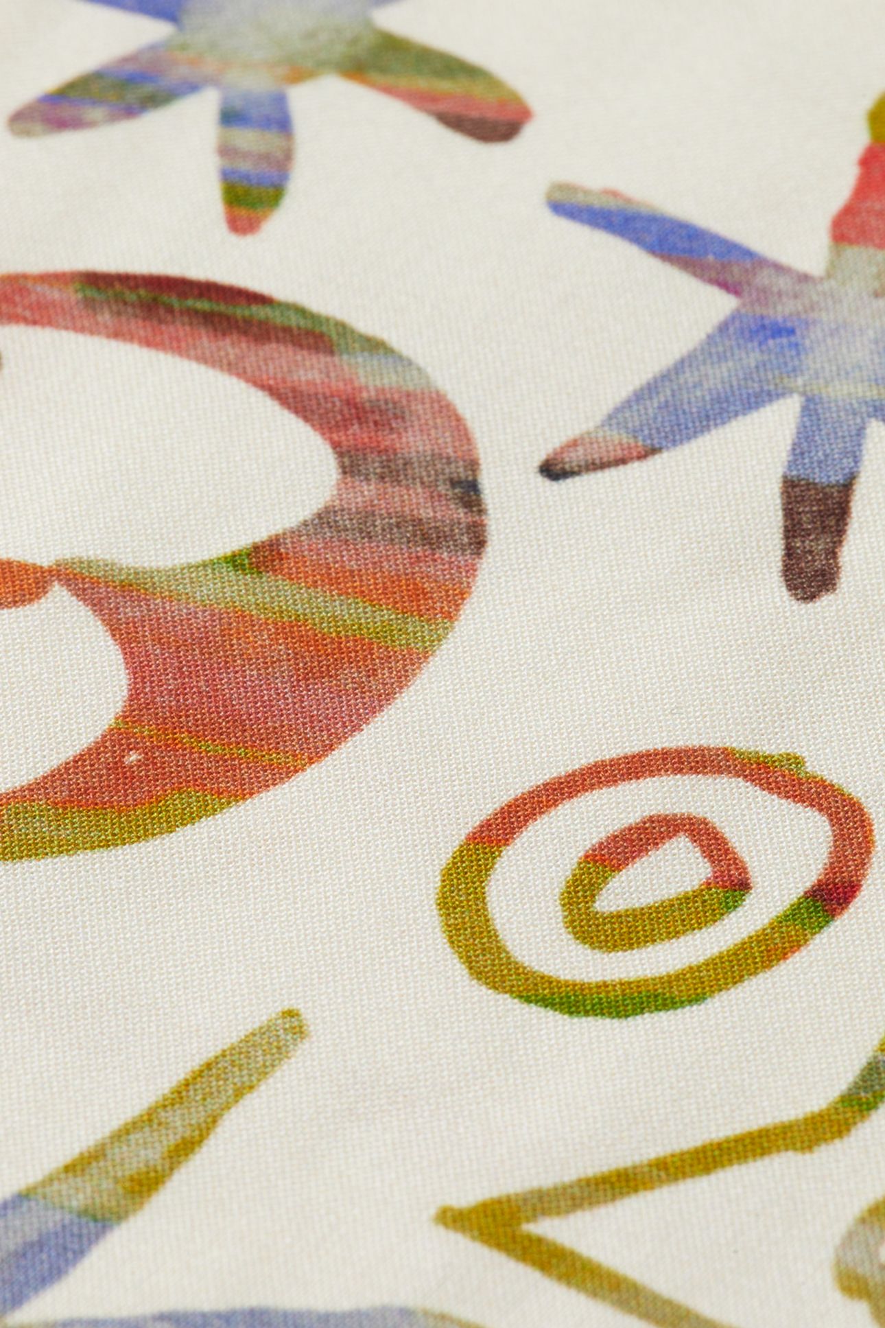 PRINTED VISCOSE SHORT-SLEEVE SHIRT WHITE TRADITIONAL 7