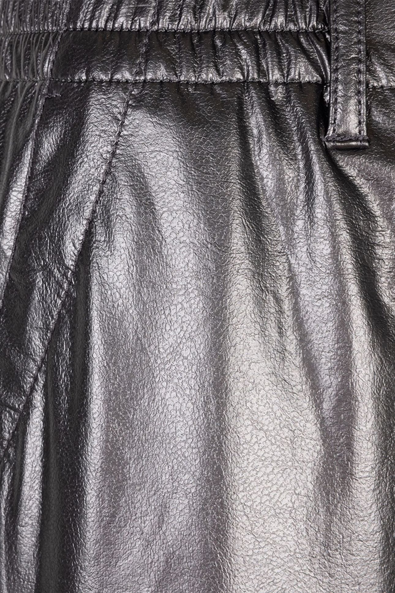 TROUSERS METALLIC PU GREY 4