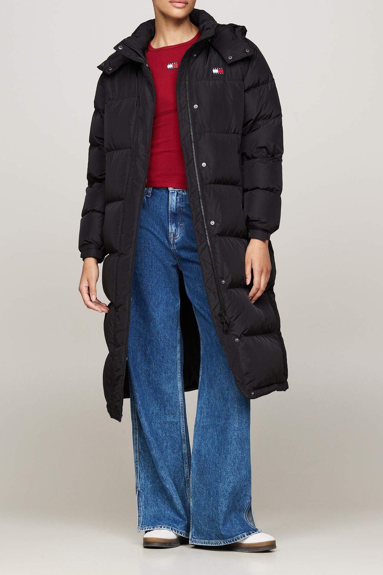 ALASKA LONG PUFFER COAT BLACK 1