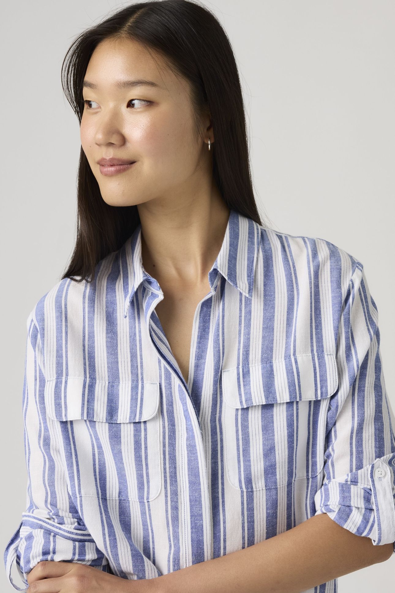 ELAINE UTILITY LINEN SHIRT 4