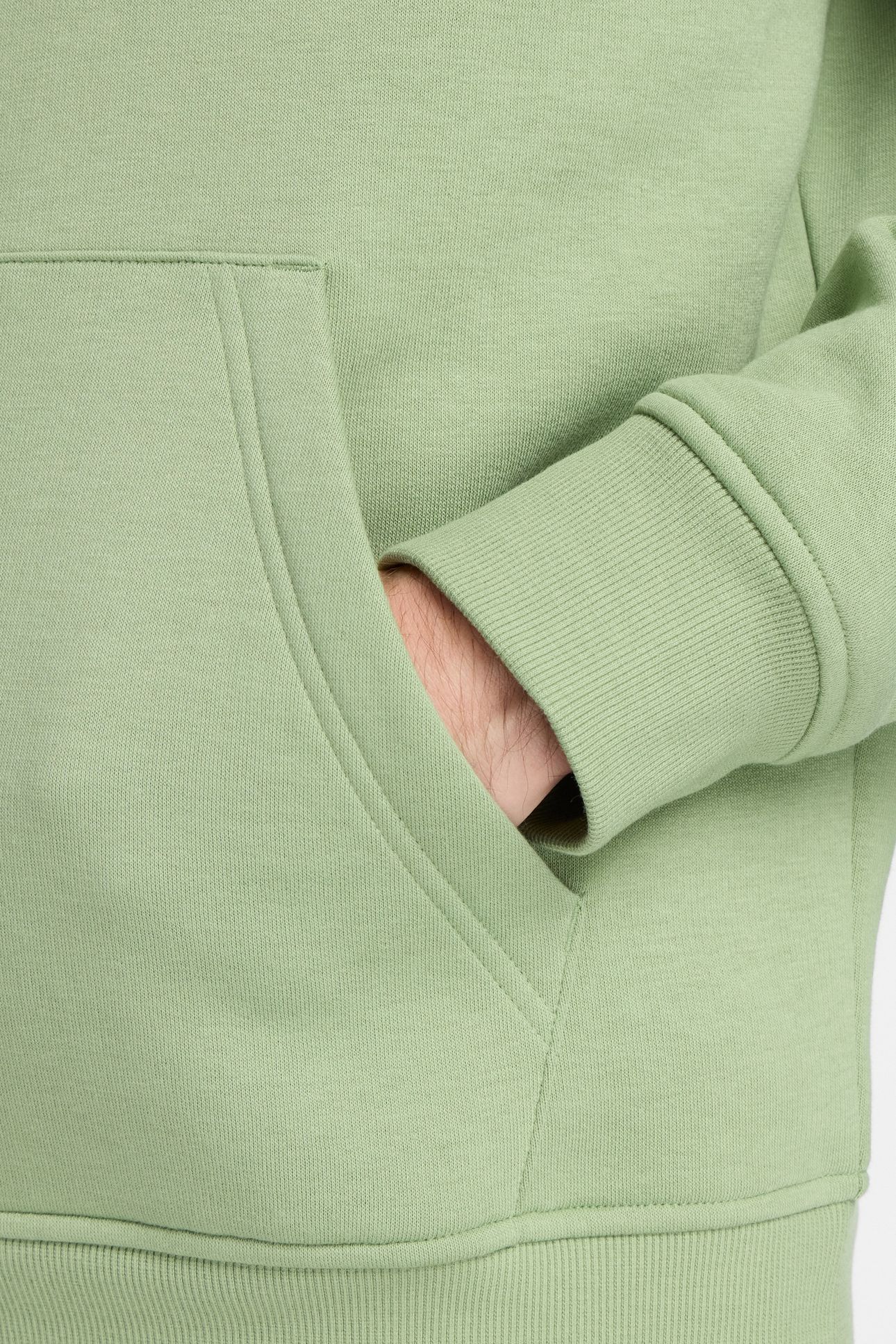 SPORT CORE BRUSHED HOODIE OREGANO 5