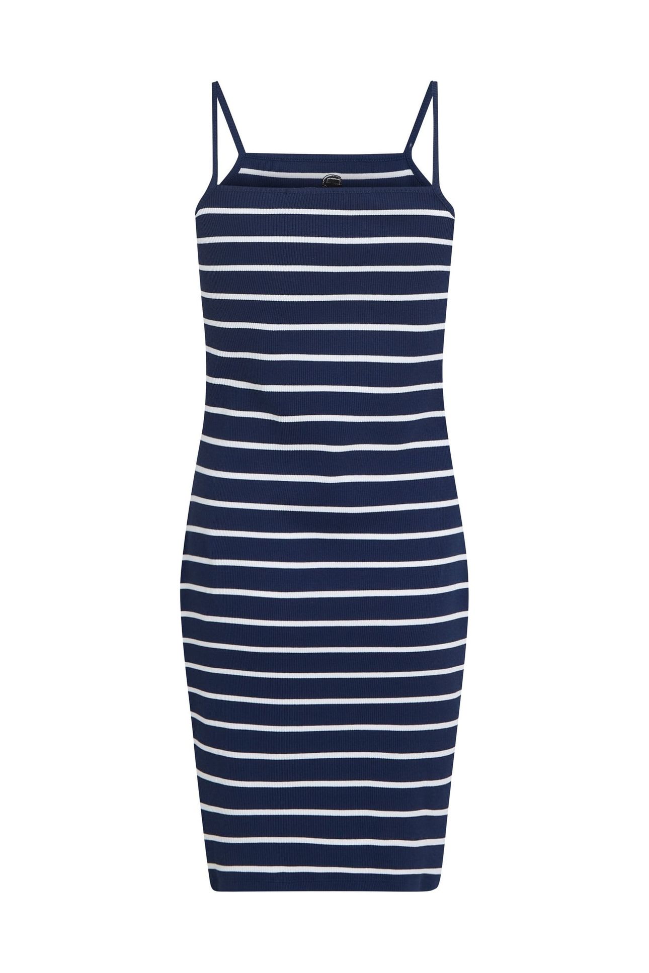 IKON STRIPED JERSEY DRESS MEDIEVAL BLUE-WHITE 5