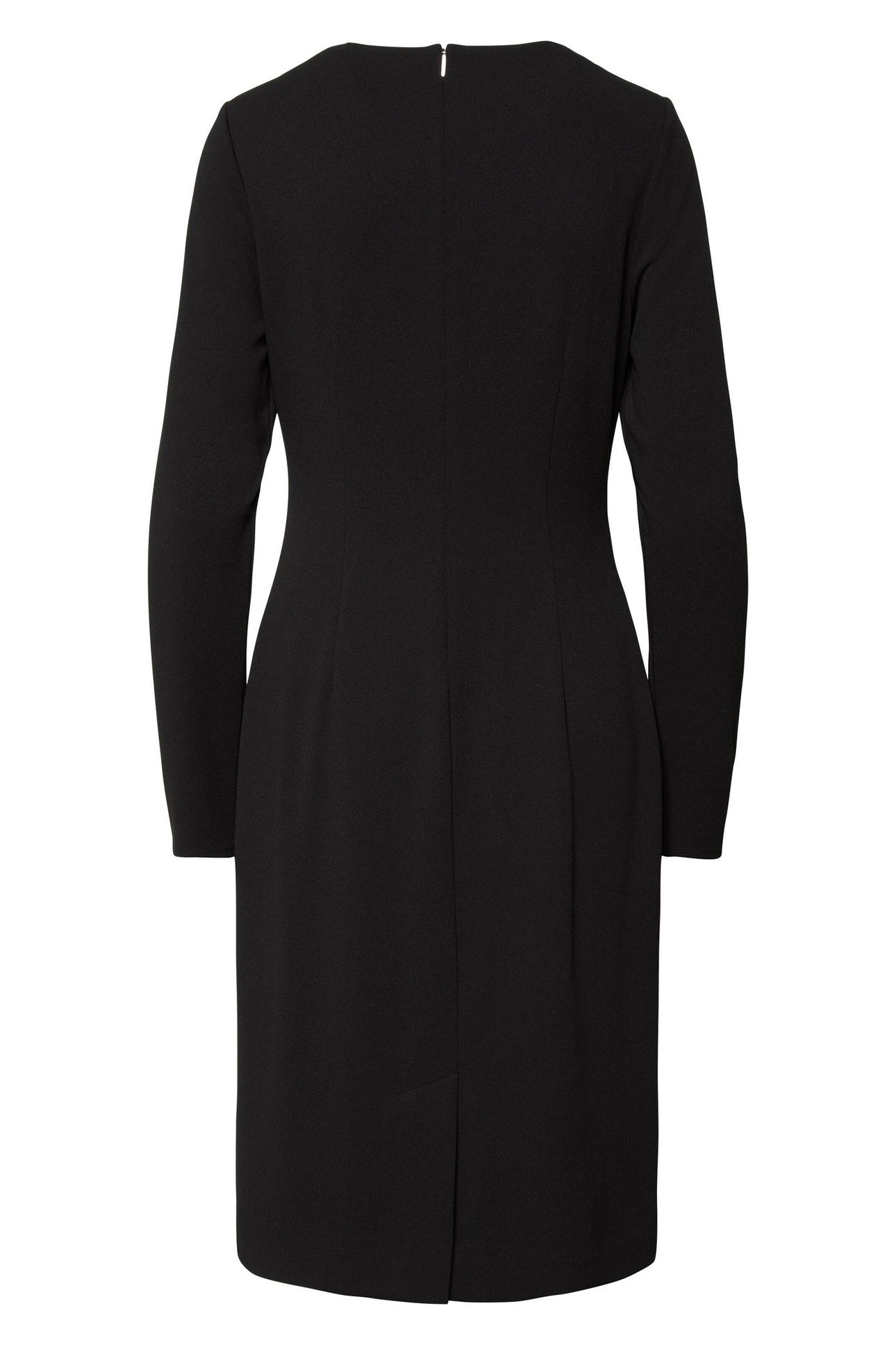 STRETCH CREPE DRESS BLACK 2