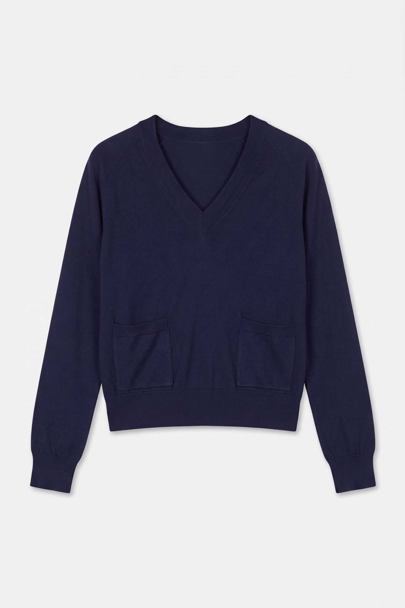 SWEATER V-NECK DARK NAVY 4
