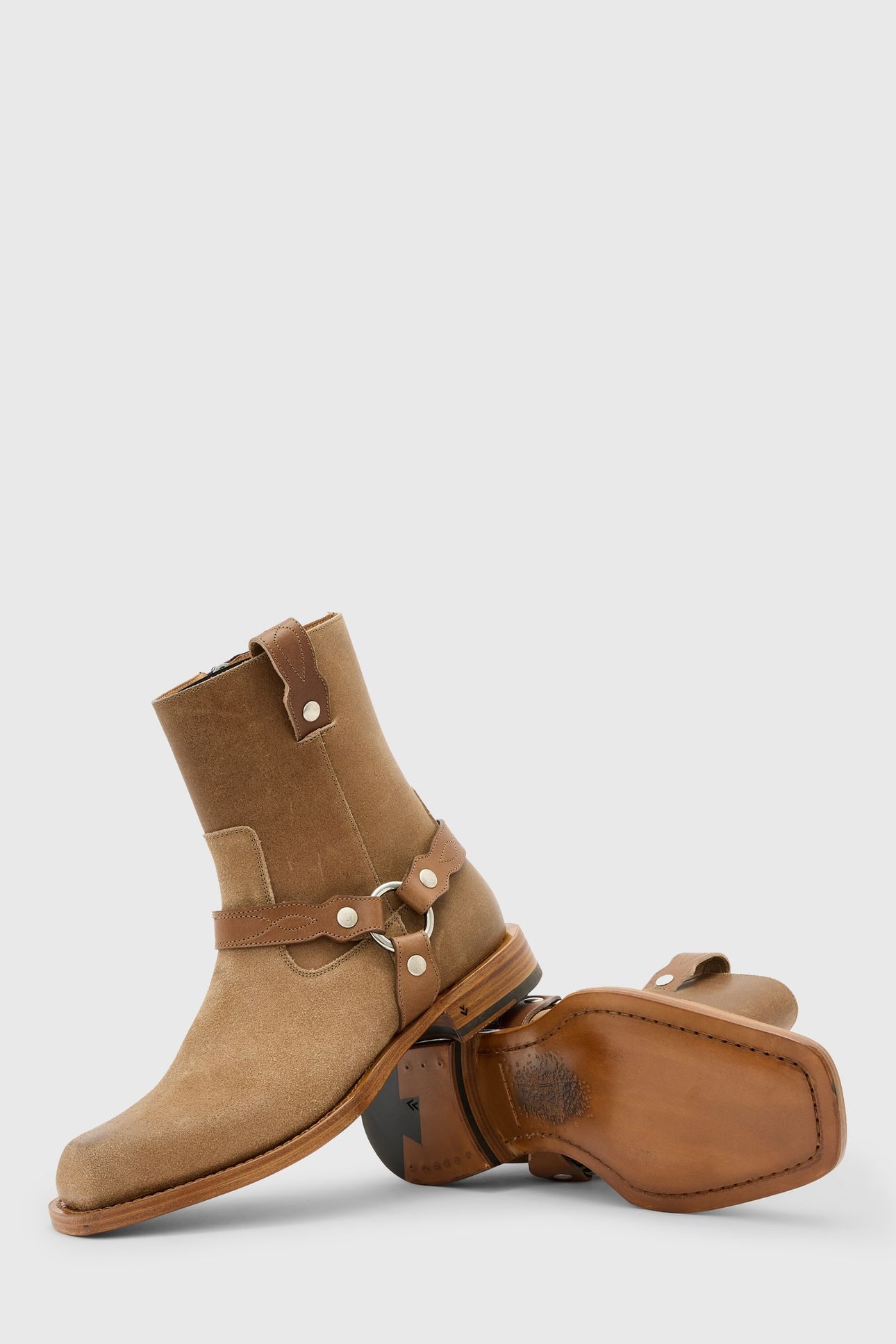 BROOME HARNESS BOOT WOOD BROWN 2