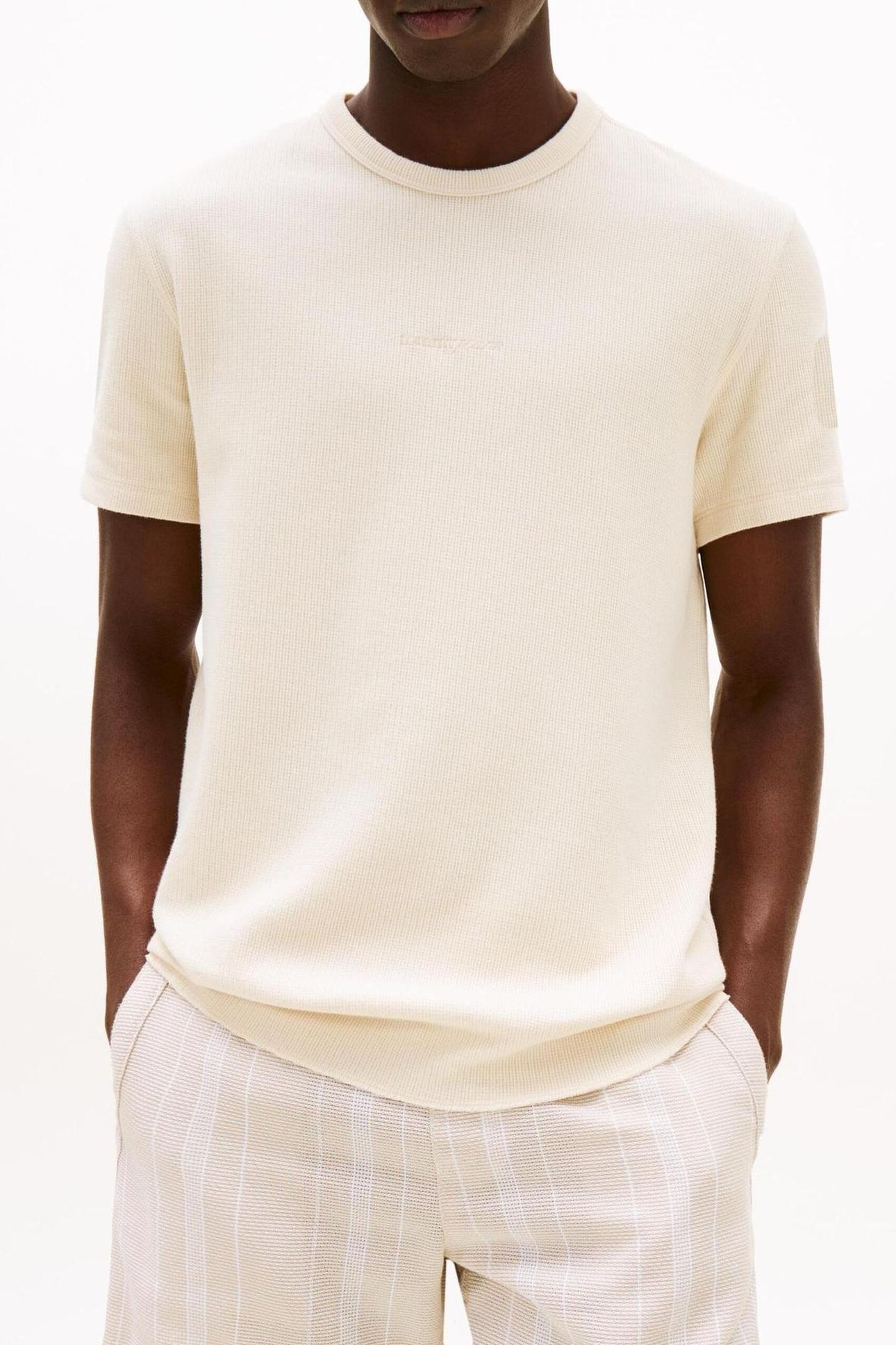 TJM SLIM WAFFLE TEE DESERT SAND DUNE 3