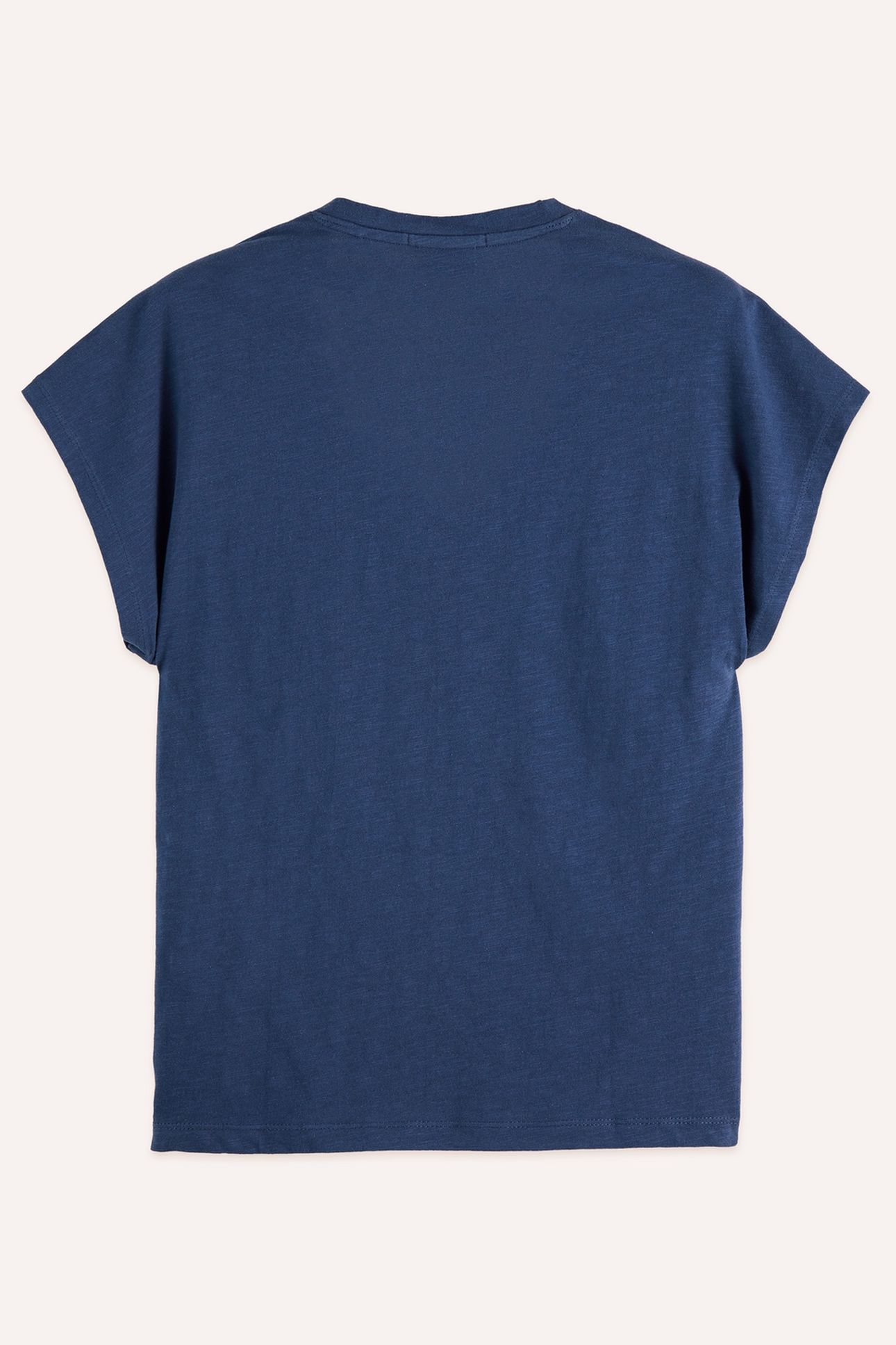 V-NECK T-SHIRT WITH AMPERSAND EMBROIDERY OCEANA 5