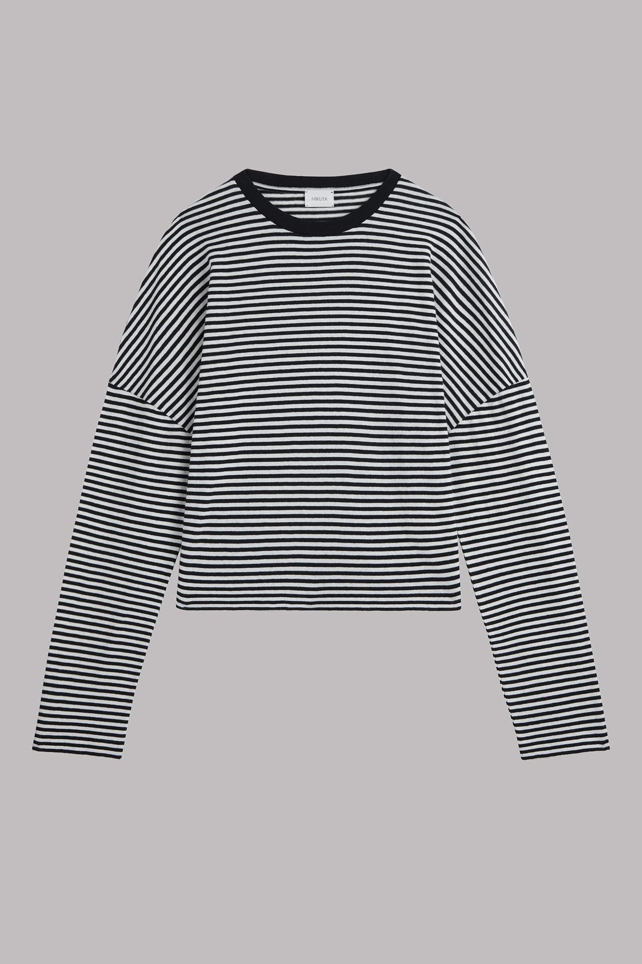 THE STRIPED DRY COTTON LOOSE LONGSLEEVE 3