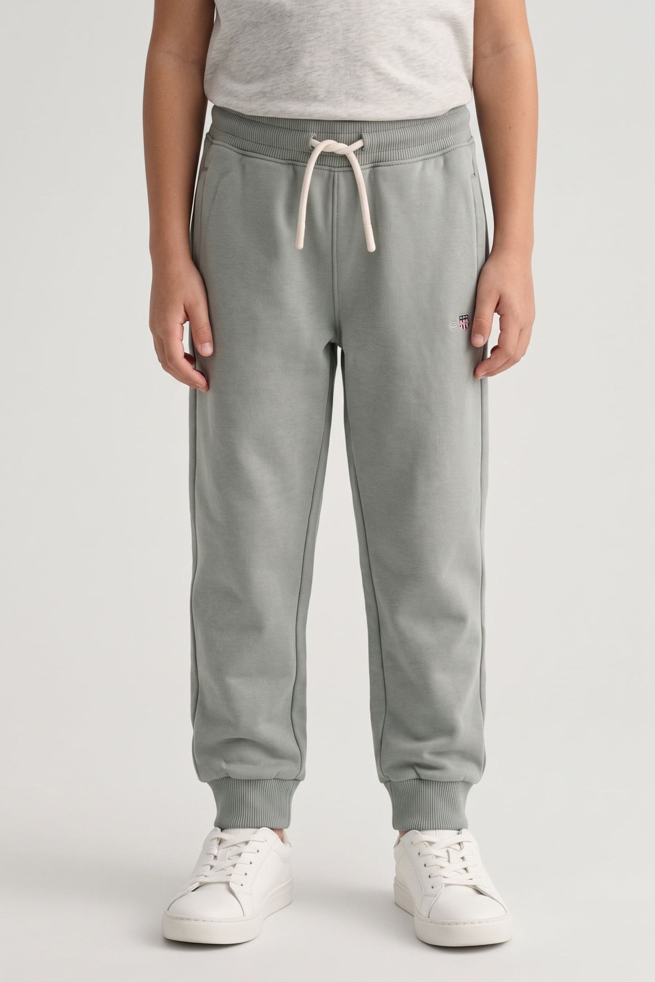 KIDS BOYS SHIELD SWEATPANTS CERAMIC GREY 1
